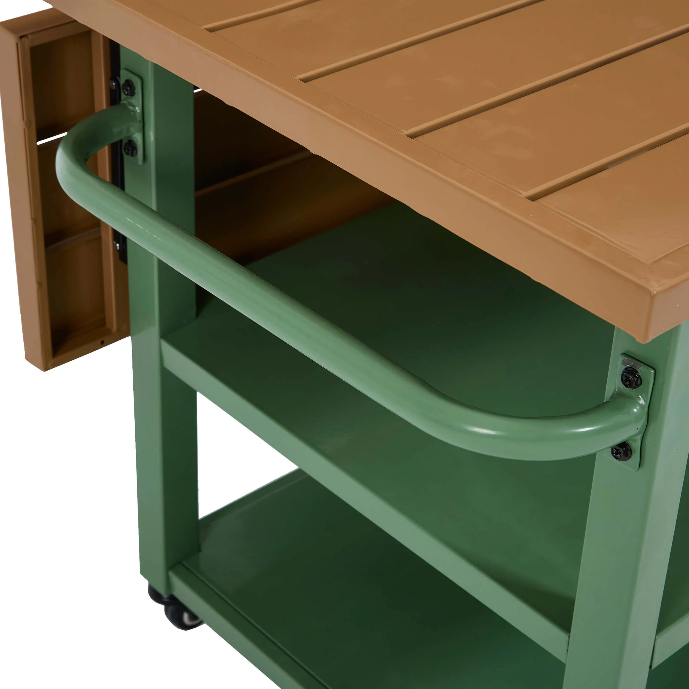 44" Propane Fire Pit Table with Cover Wheels - 1725FP - Image 25