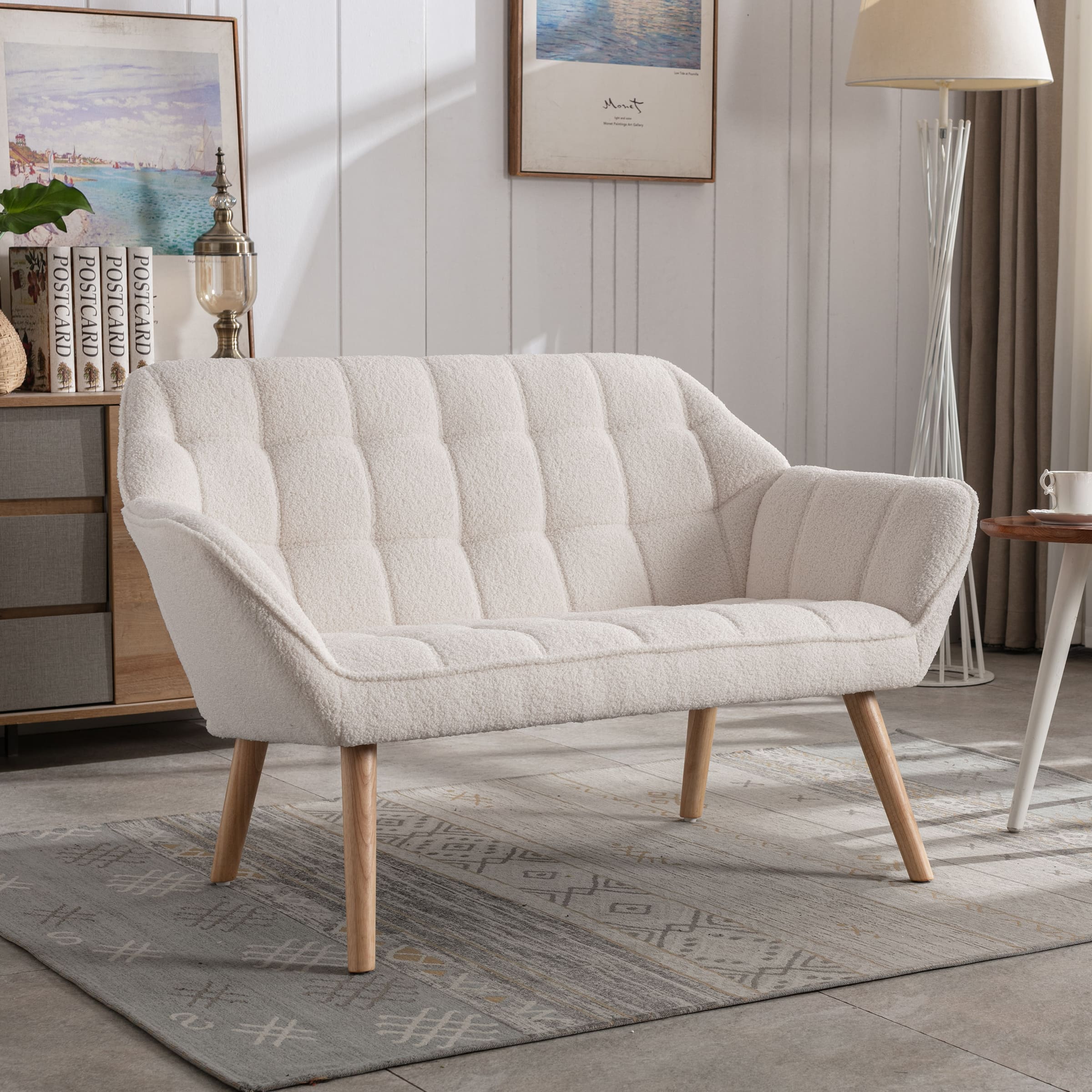 48"W Modern Small Loveseat Sofa - 8904AC - Image 22