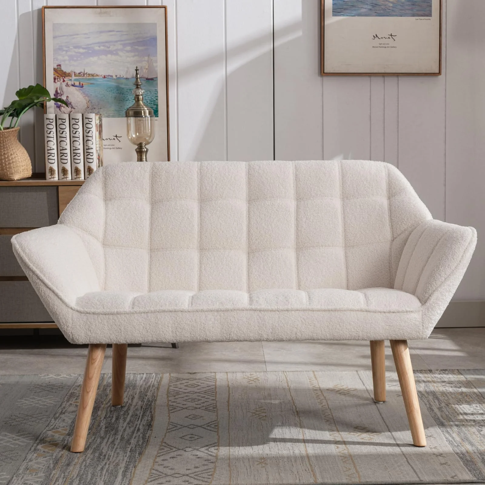 48"W Modern Small Loveseat Sofa - 8904AC - Image 23