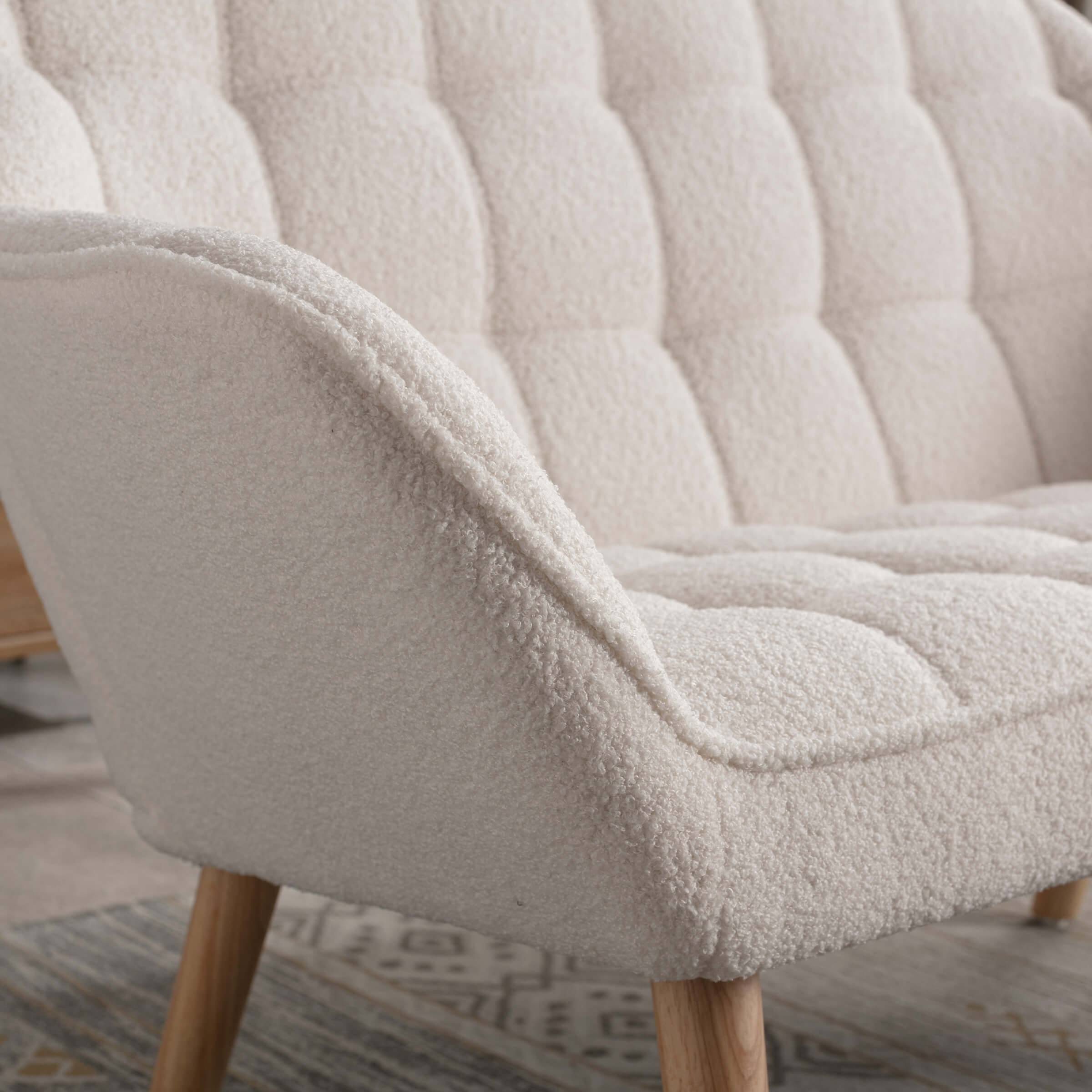 48"W Modern Small Loveseat Sofa - 8904AC - Image 27