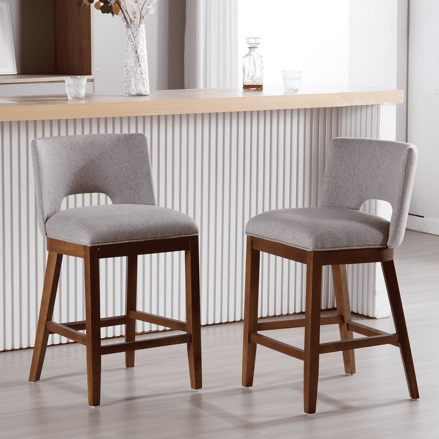 26"H Armless Counter Bar Stools Set of 2 - 3226CS - Image 12