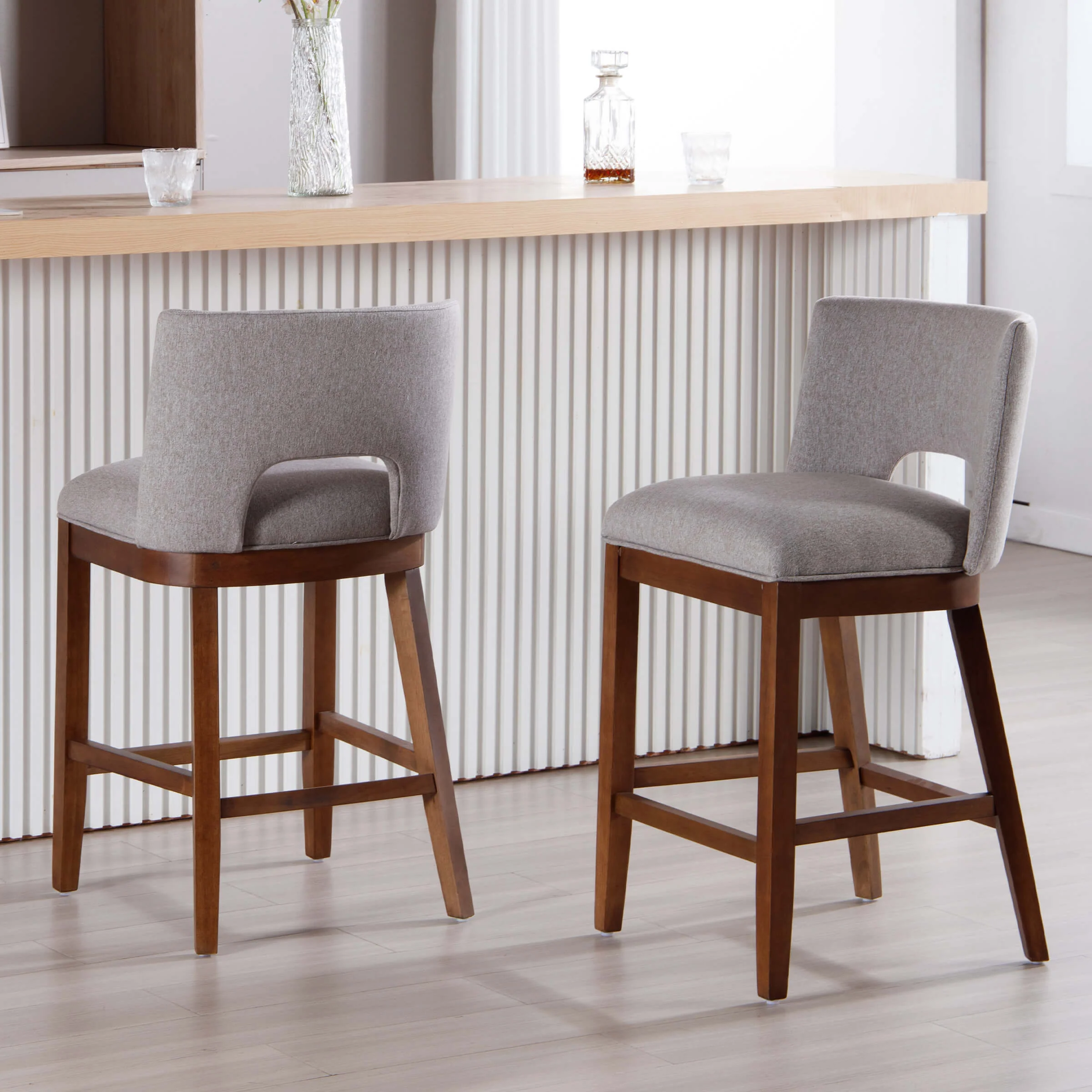 26"H Armless Counter Bar Stools Set of 2 - 3226CS - Image 13
