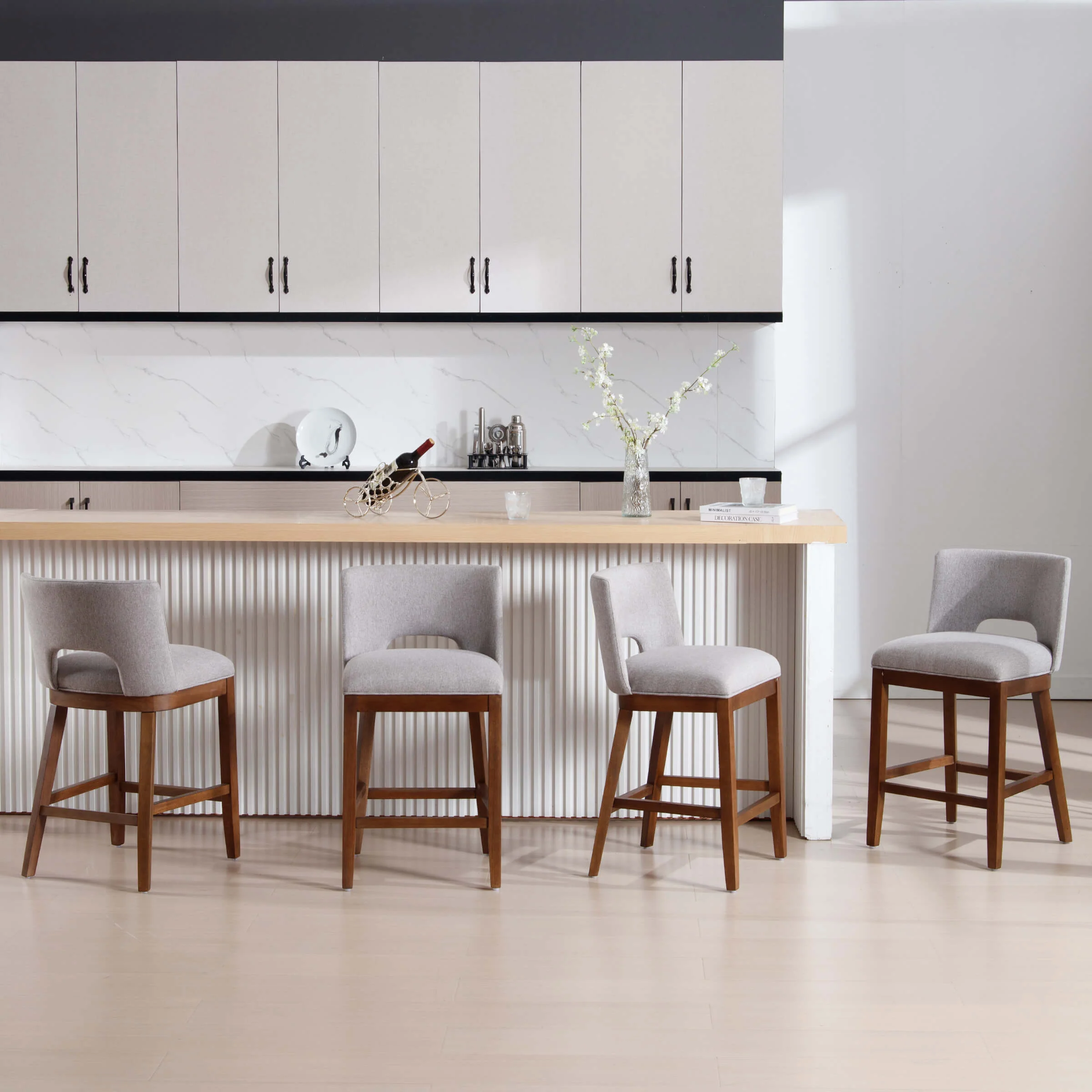 26"H Armless Counter Bar Stools Set of 2 - 3226CS - Image 14