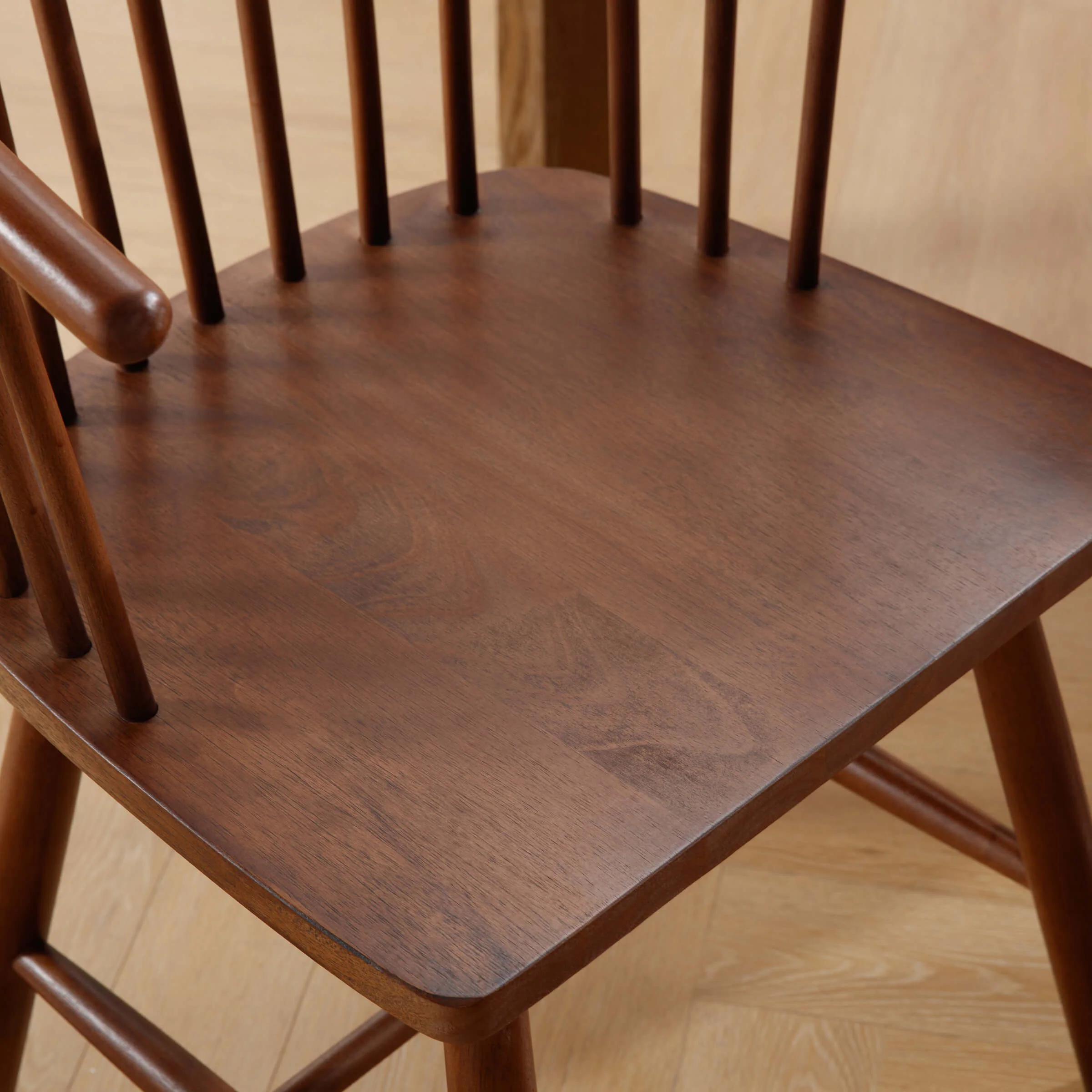 Curved Back Wood Dining Chair Set of 2 - DC01DC - Image 17