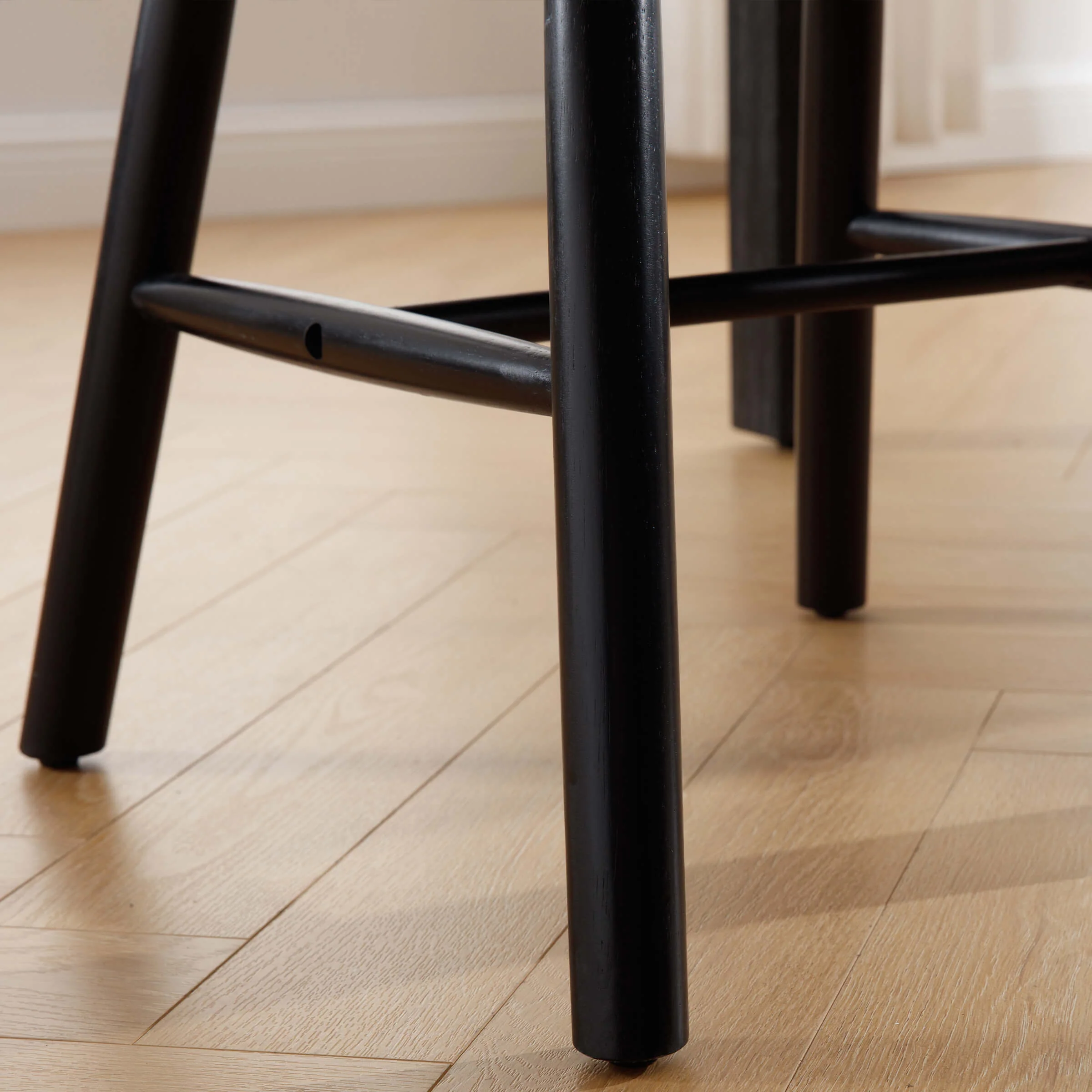 Curved Back Wood Dining Chair Set of 2 - DC01DC - Image 9