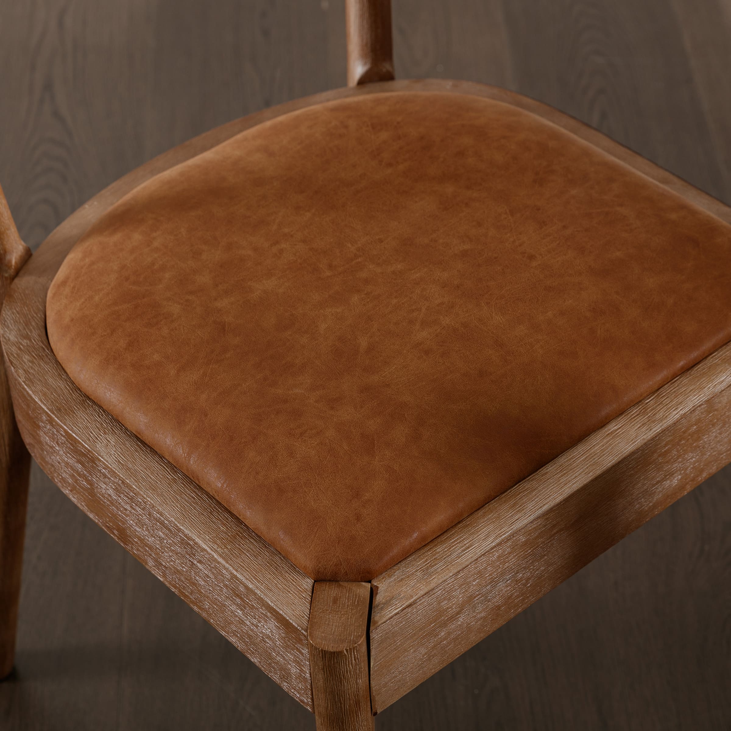 Curved Open Back Upholstered Dining Chairs Set of 2 - 1929DC - Image 30