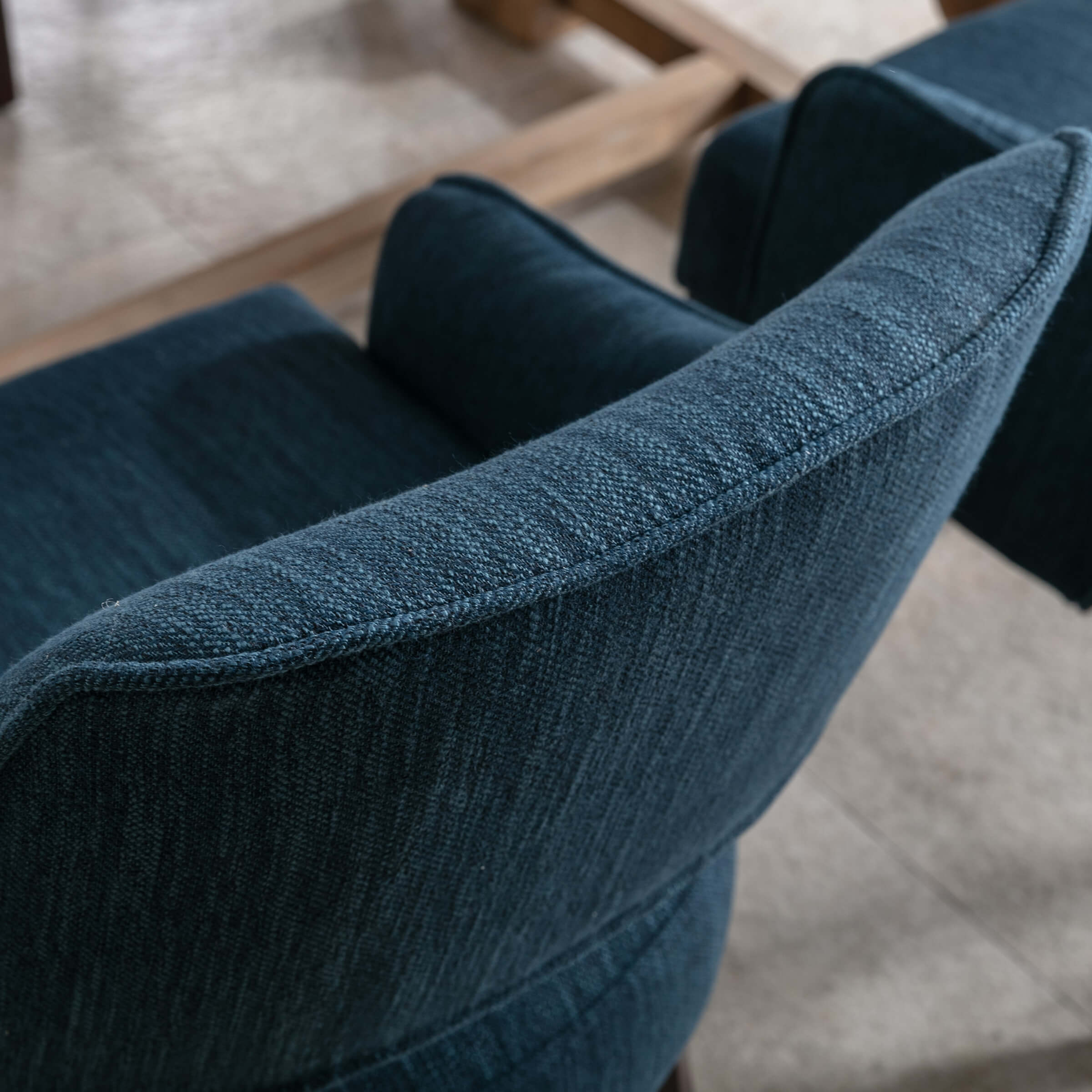 Cutout Back Upholstered Dining Armchair Set of 2 - 7550 - Image 12