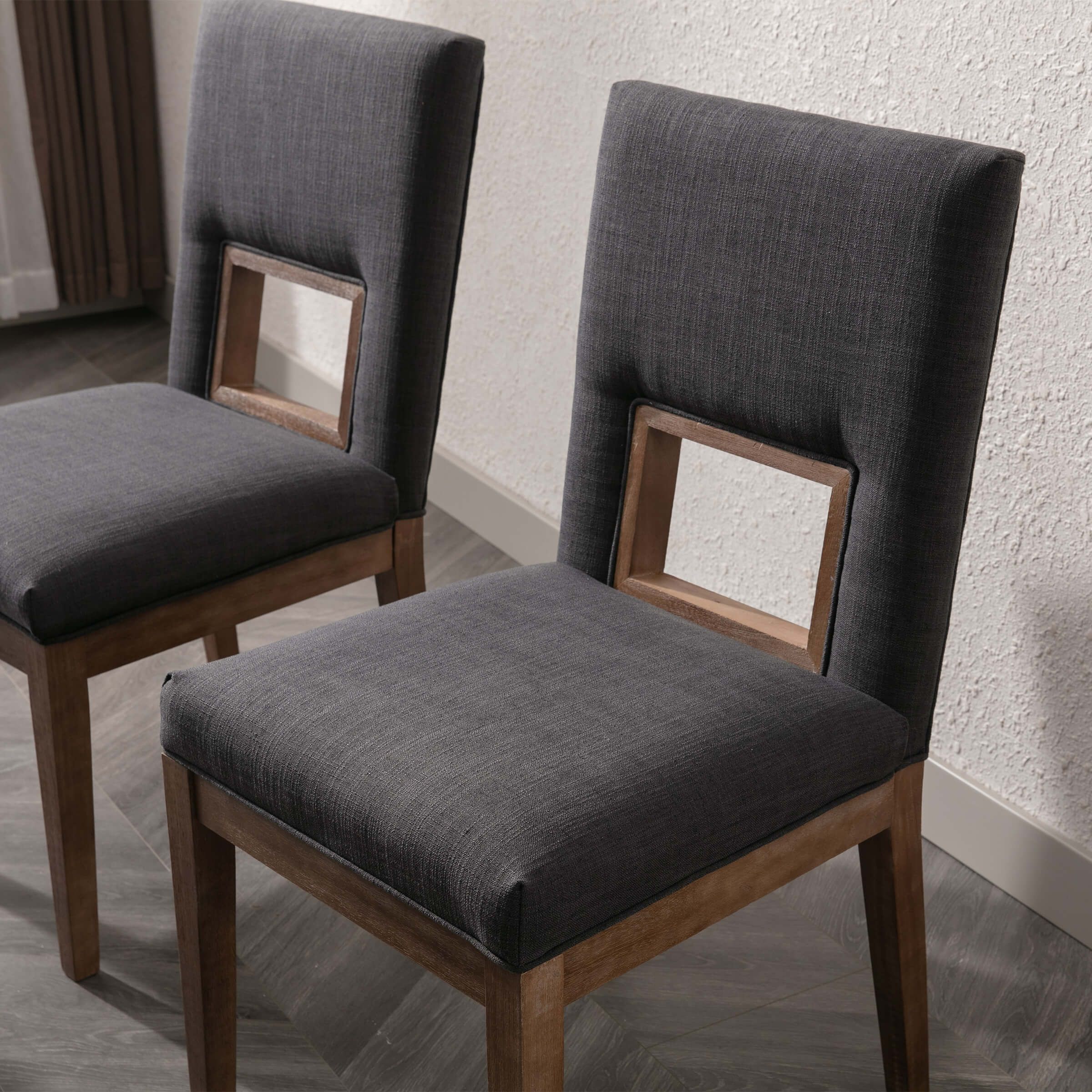 Farmhouse Fabric Dining Chairs Set of 2 - 1921DC - Image 16
