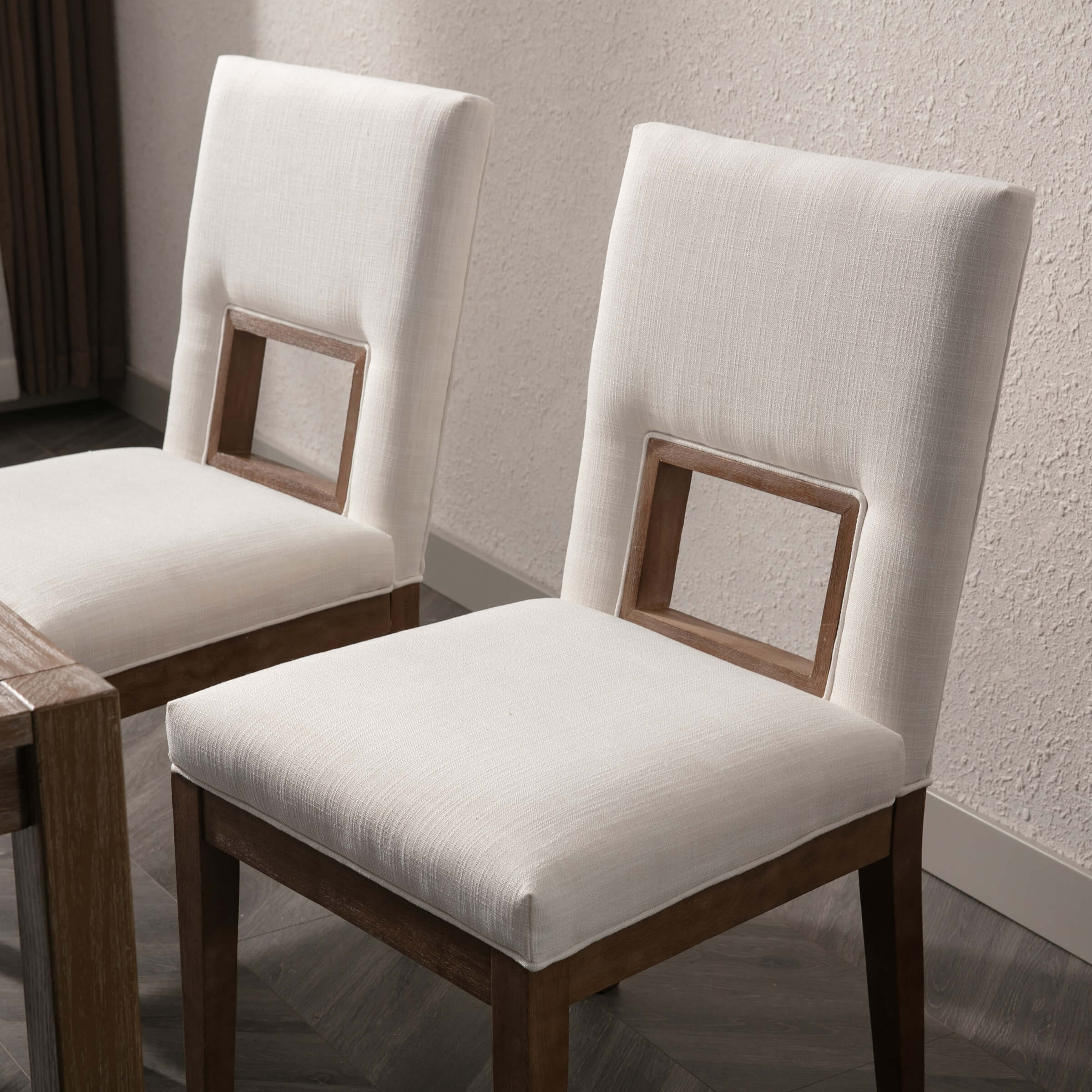 Farmhouse Fabric Dining Chairs Set of 2 - 1921DC - Image 7