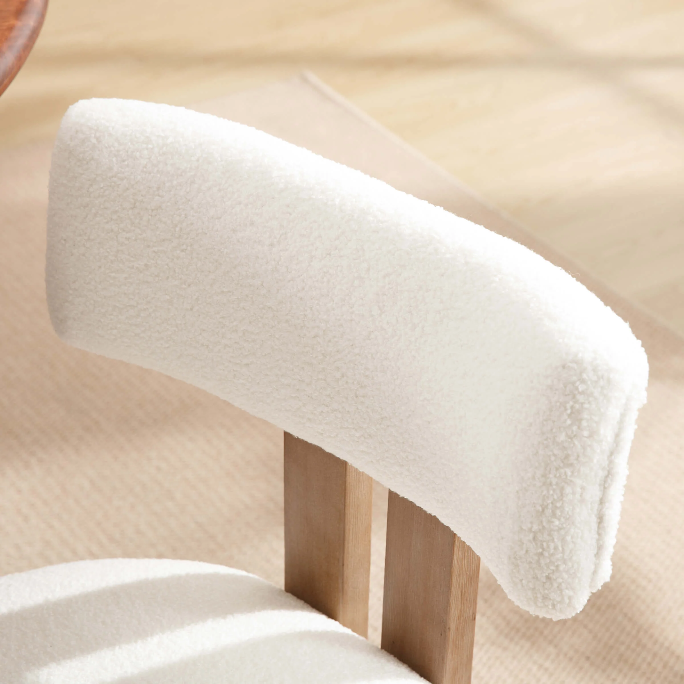 Upholstered Wooden Legs Dining Chairs Set of 2 - 10014DC - Image 14