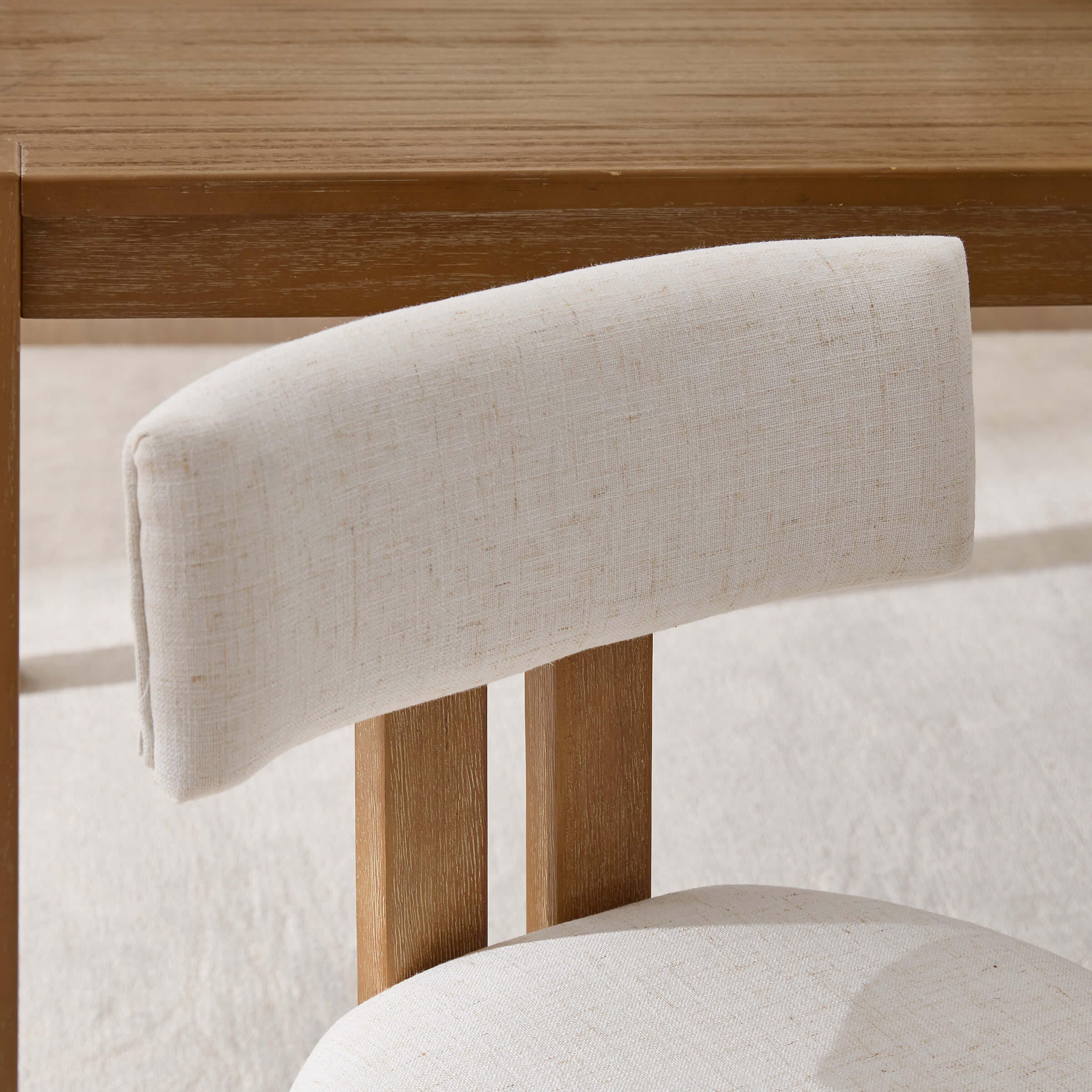 Upholstered Wooden Legs Dining Chairs Set of 2 - 10014DC - Image 25