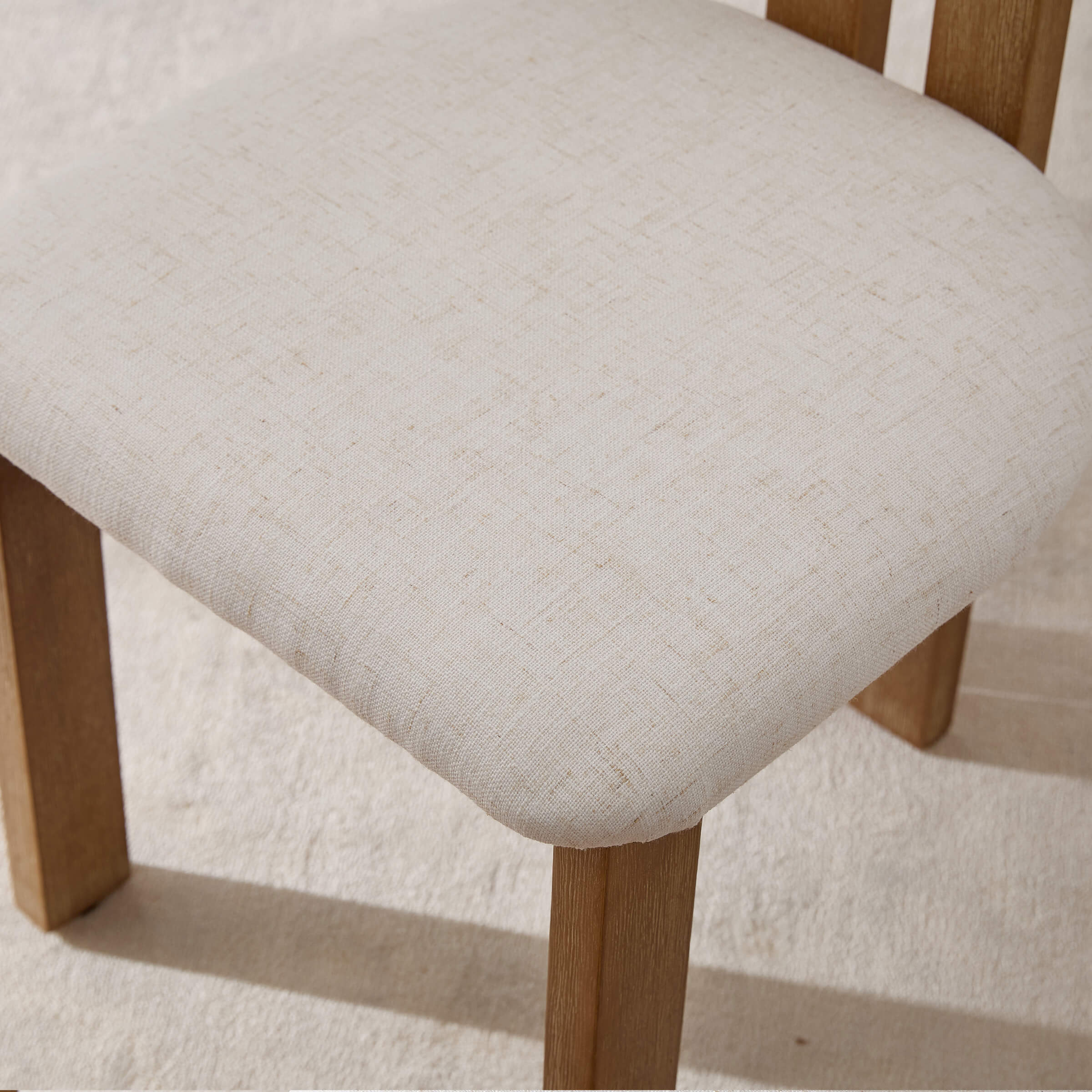 Upholstered Wooden Legs Dining Chairs Set of 2 - 10014DC - Image 26