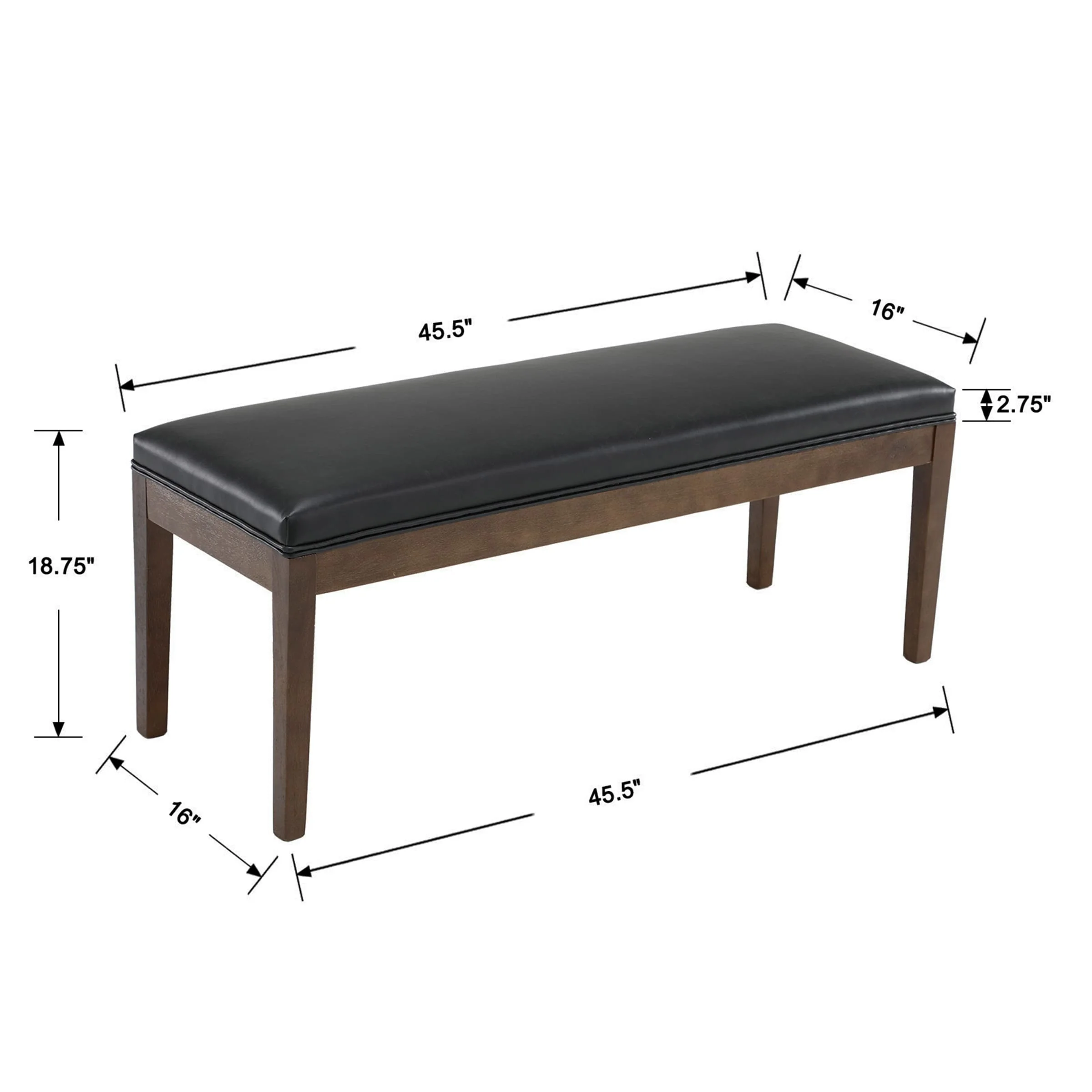 Farmhouse Multifunction Bench - 2565BH - Image 25