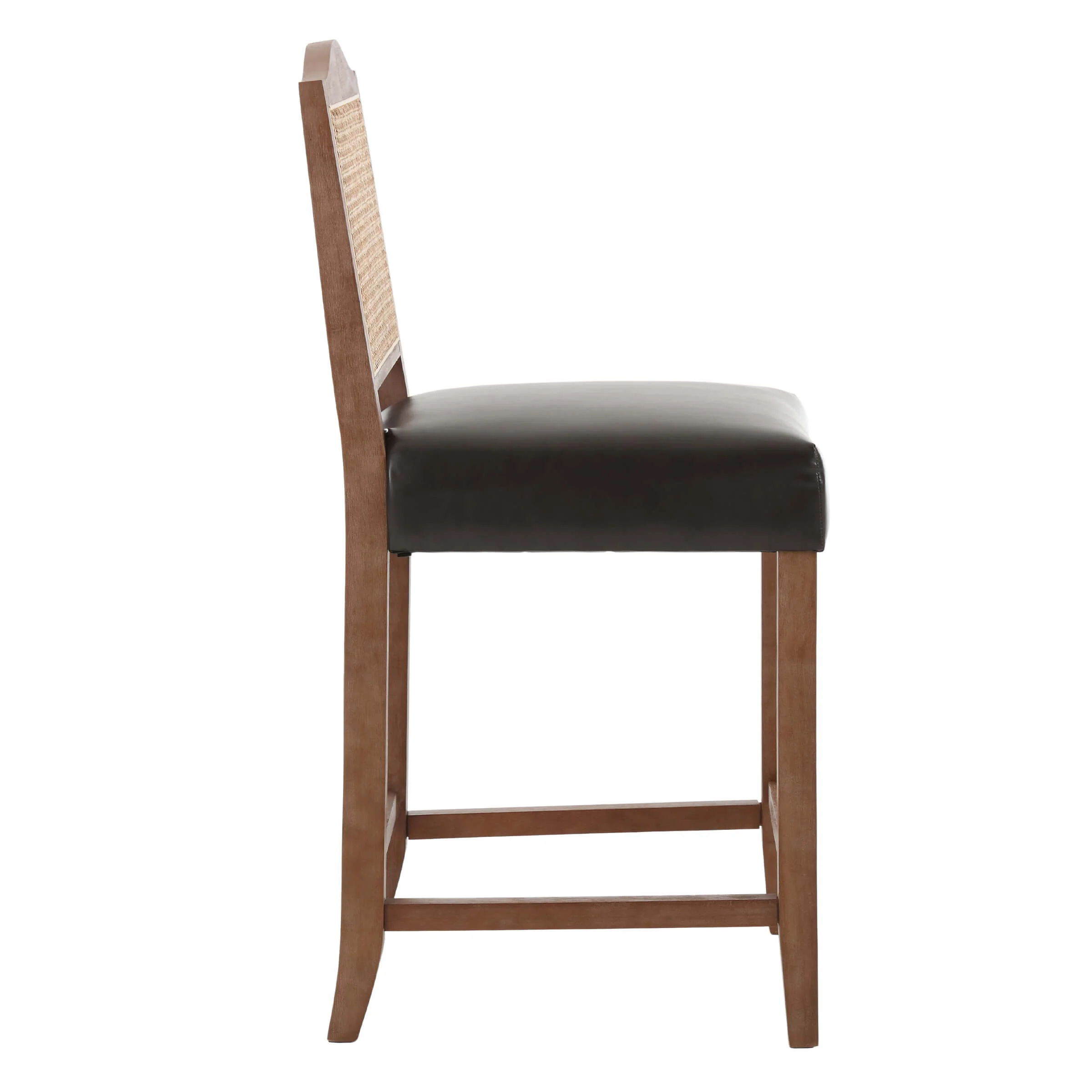 26.5"H & 30.2"H Farmhouse Rattan Counter Stools Set of 2 - 5739 - Image 14