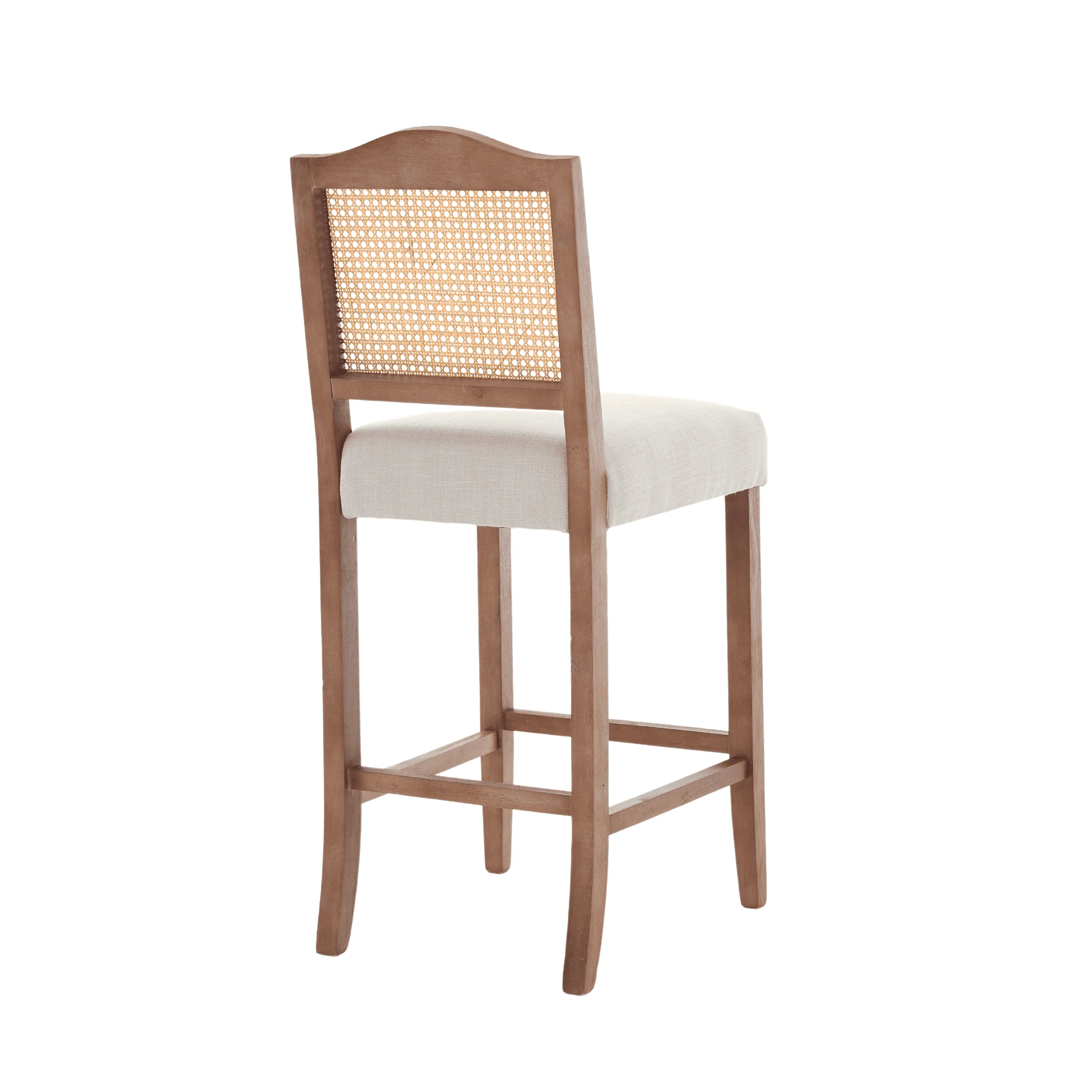 26.5"H & 30.2"H Farmhouse Rattan Counter Stools Set of 2 - 5739 - Image 25