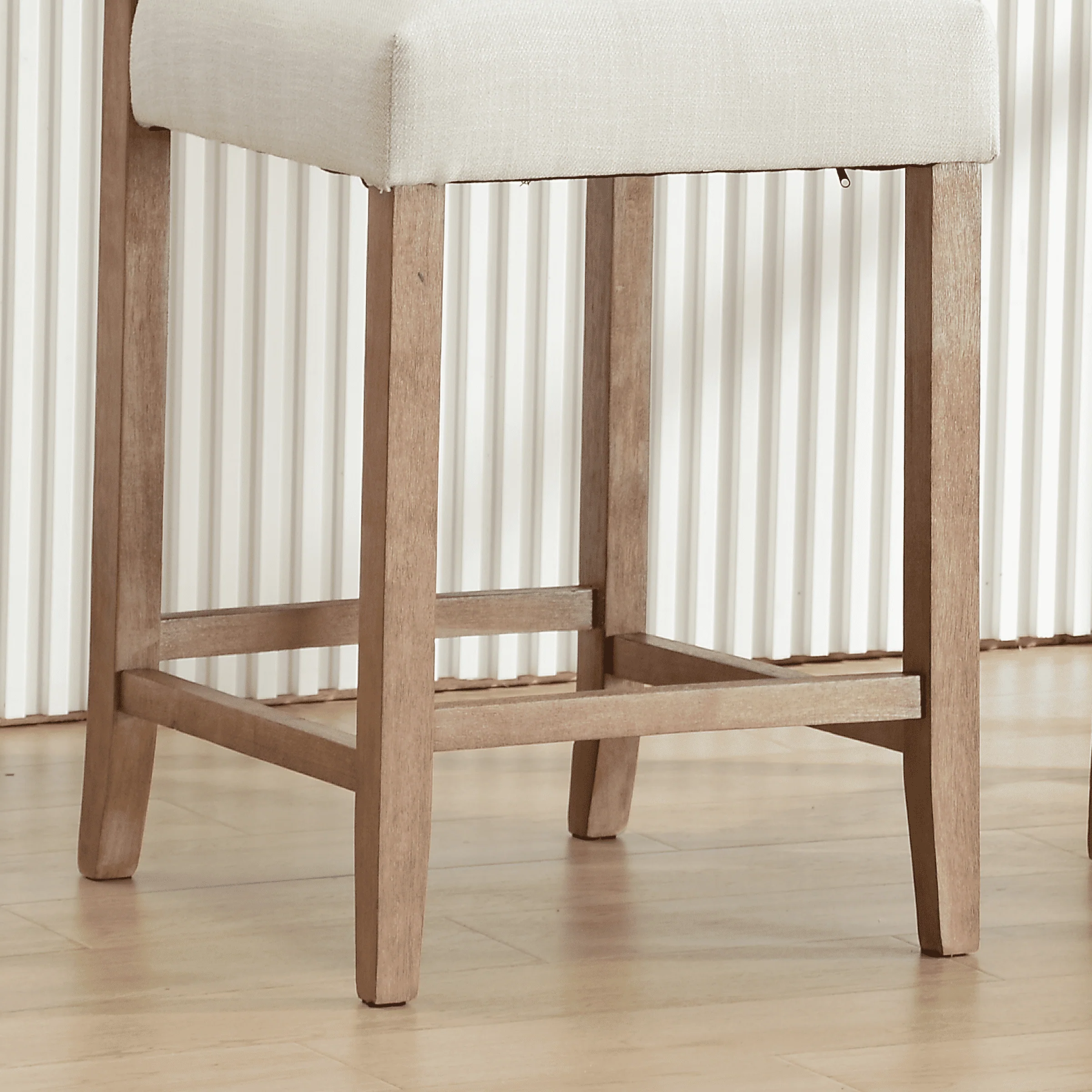 26.5"H & 30.2"H Farmhouse Rattan Counter Stools Set of 2 - 5739 - Image 9