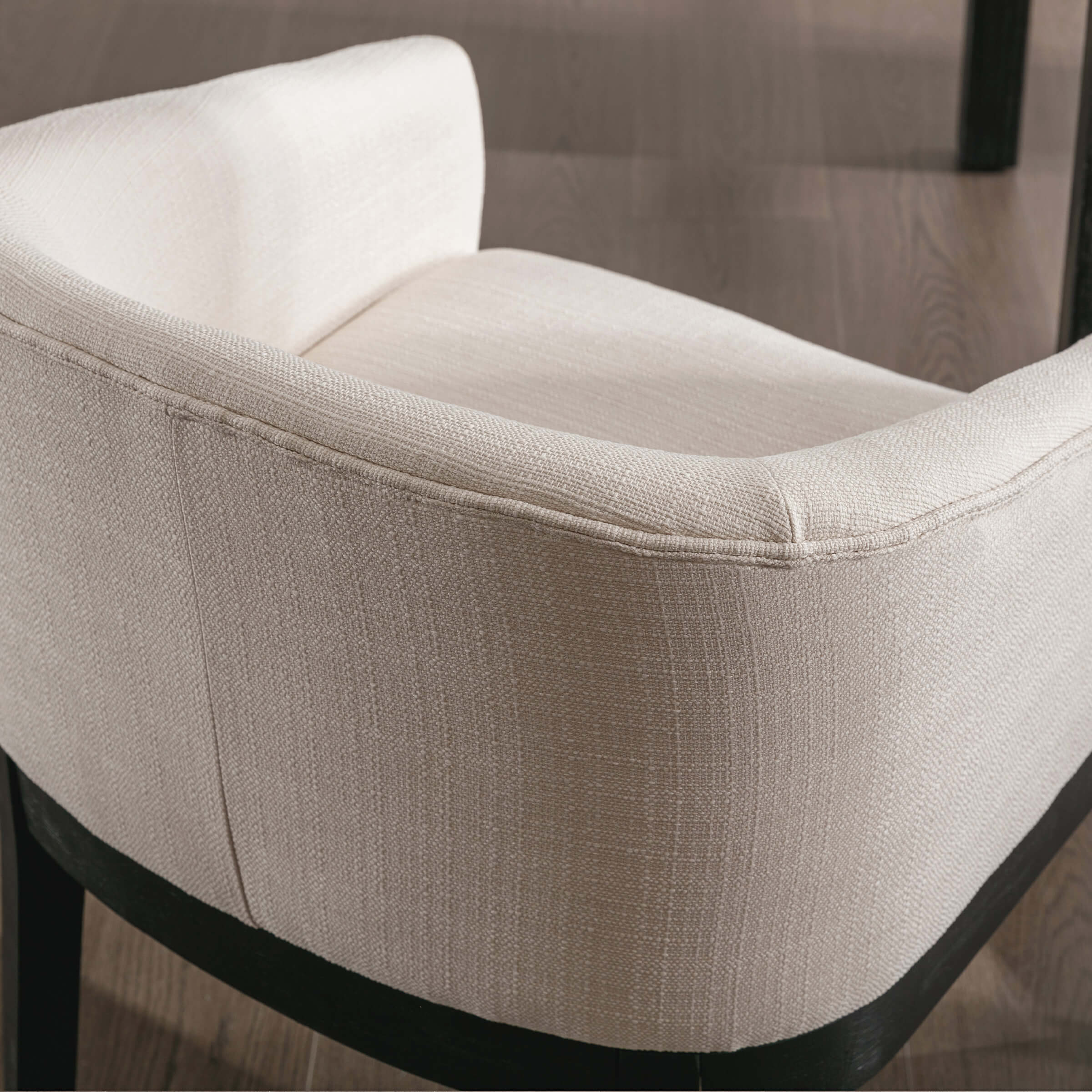 Farmhouse Slope Arm Barrel Dining Chairs Set of 2 - 1851 - Image 18
