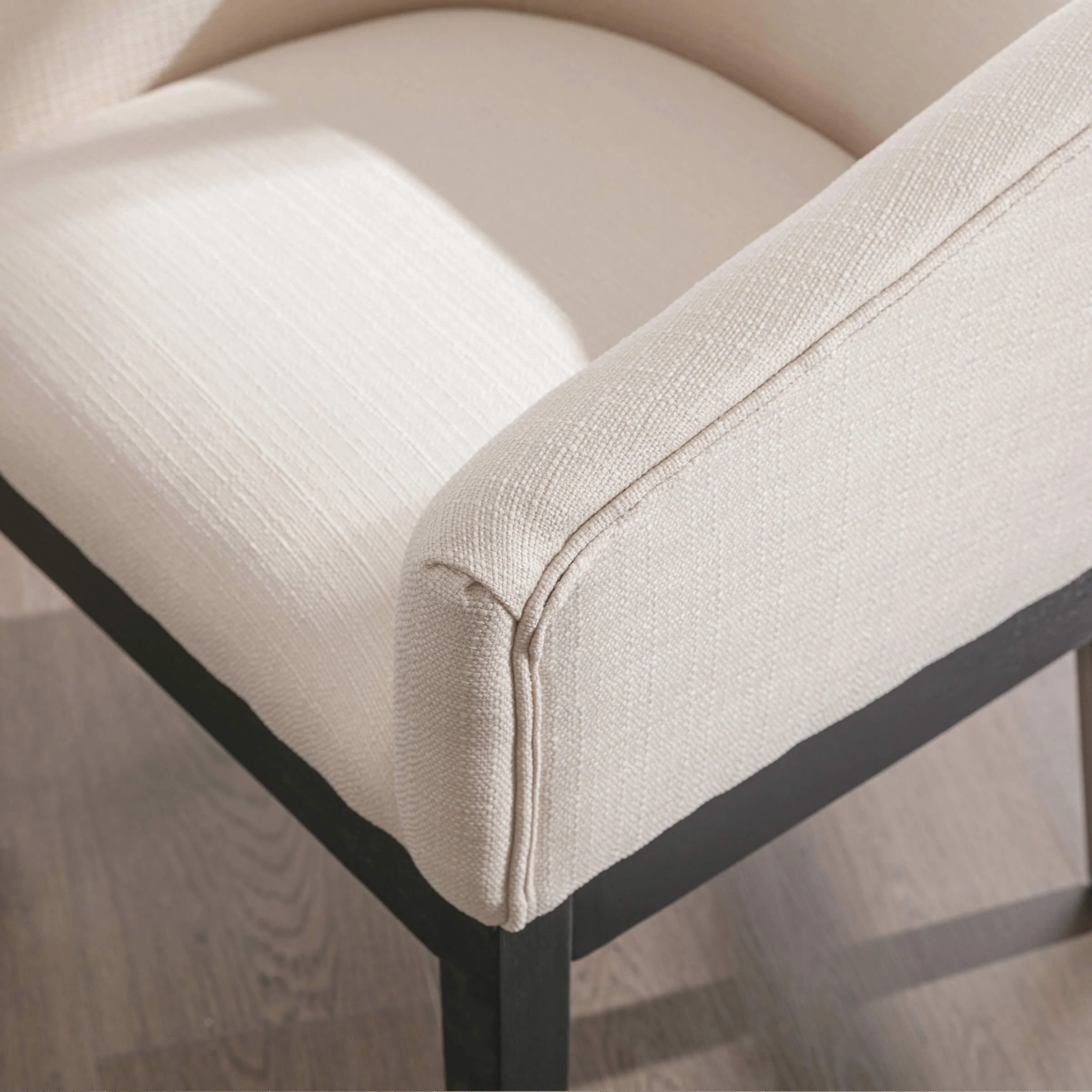 Farmhouse Slope Arm Barrel Dining Chairs Set of 2 - 1851 - Image 19