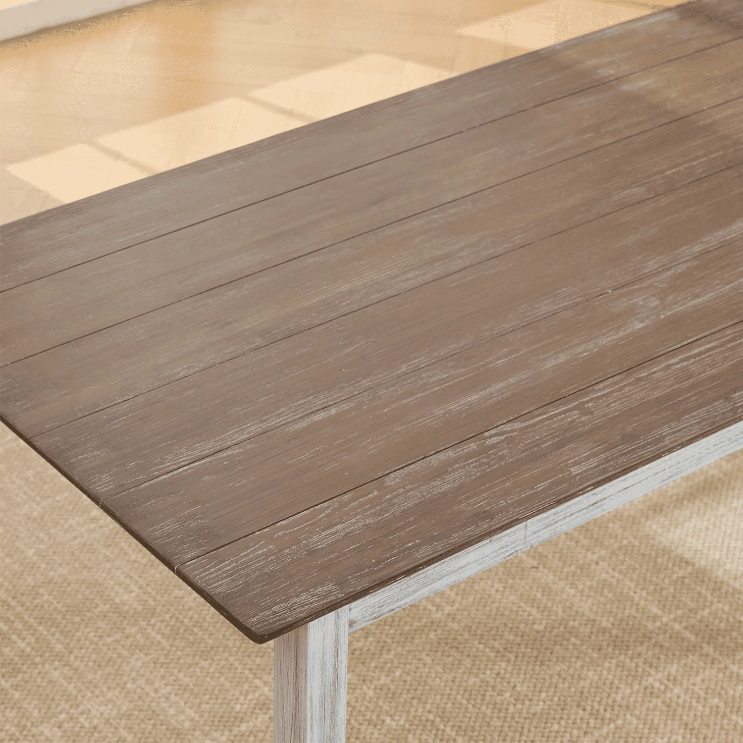 Farmhouse Wooden Dining Table - 22745DT - Image 8