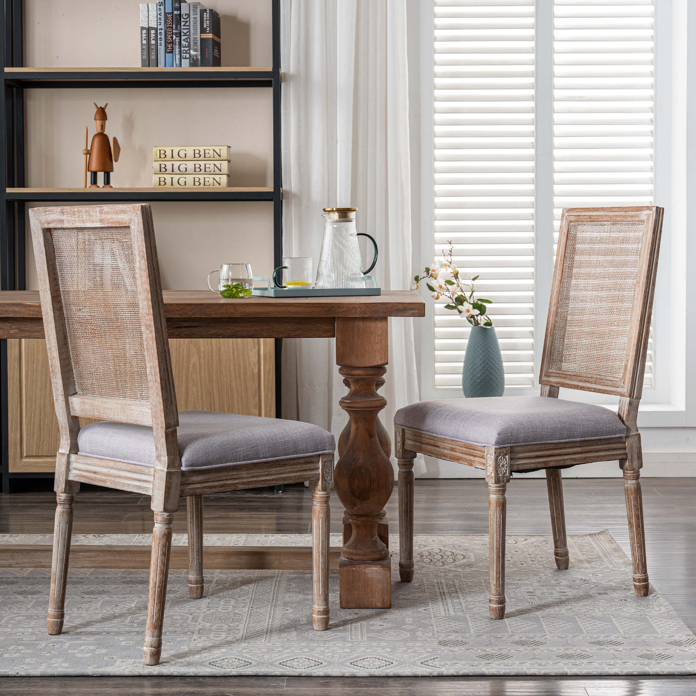 Farmhouse Dining Chairs Set of 2 - 7106DC - Image 10