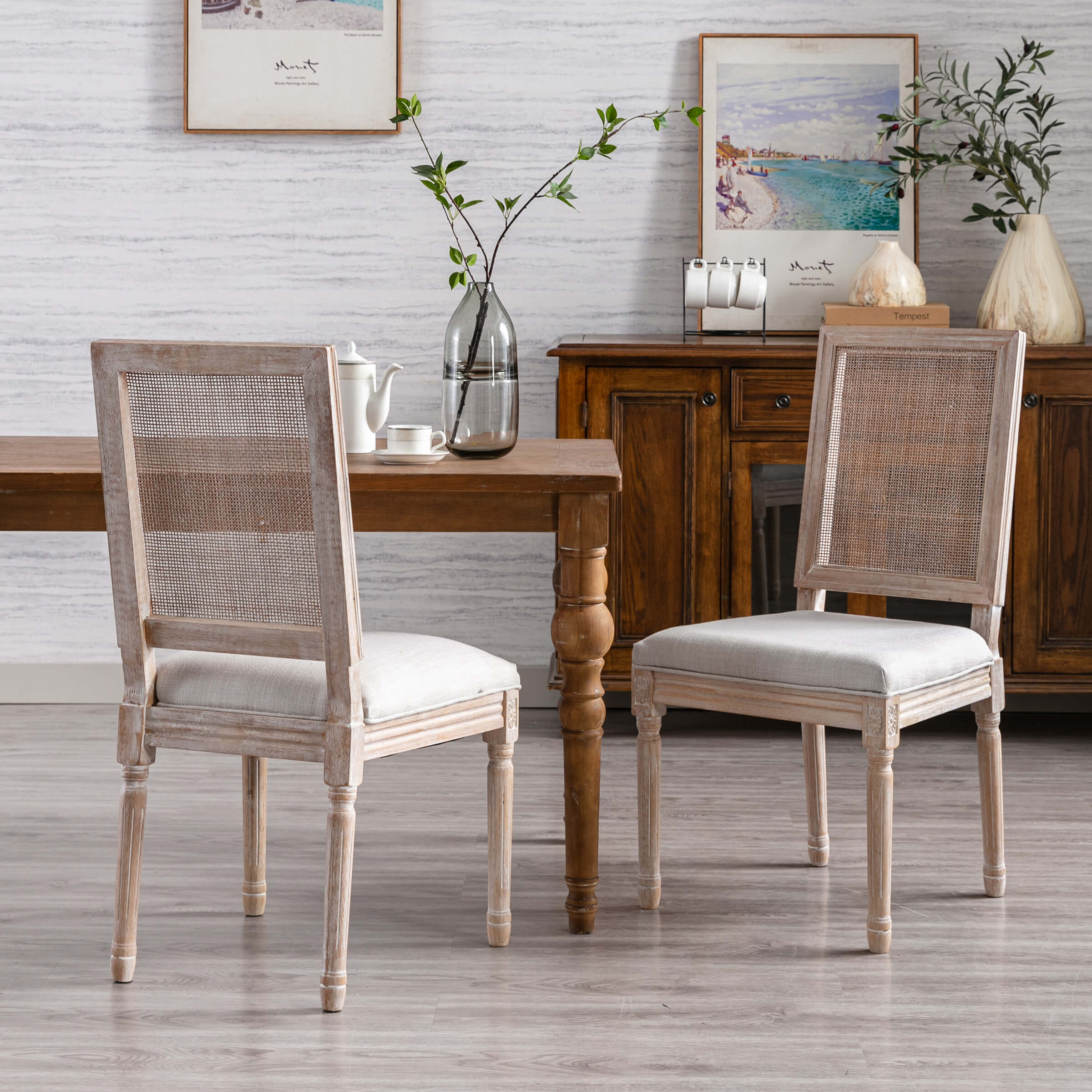 Farmhouse Dining Chairs Set of 2 - 7106DC - Image 2