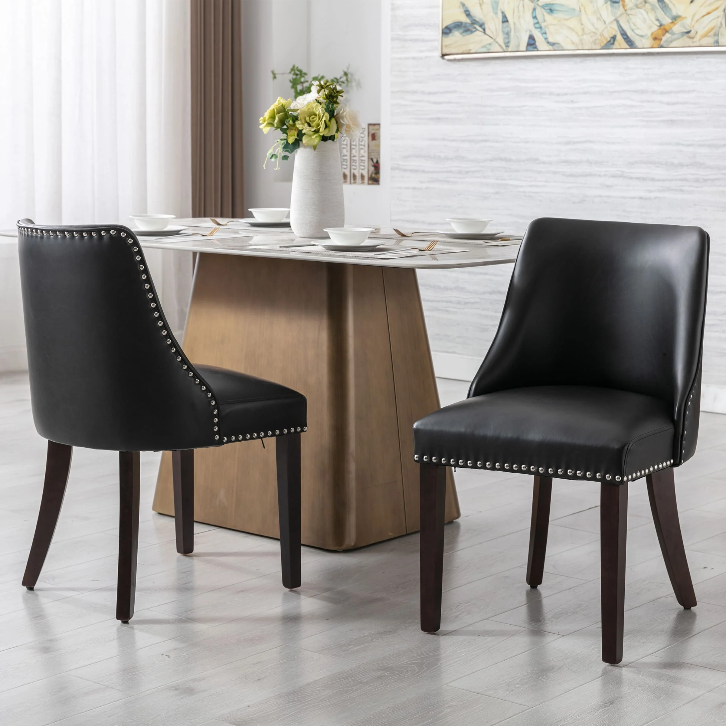 Mid Century Modern Dining Chairs Set of 2 - 6028 - Image 28
