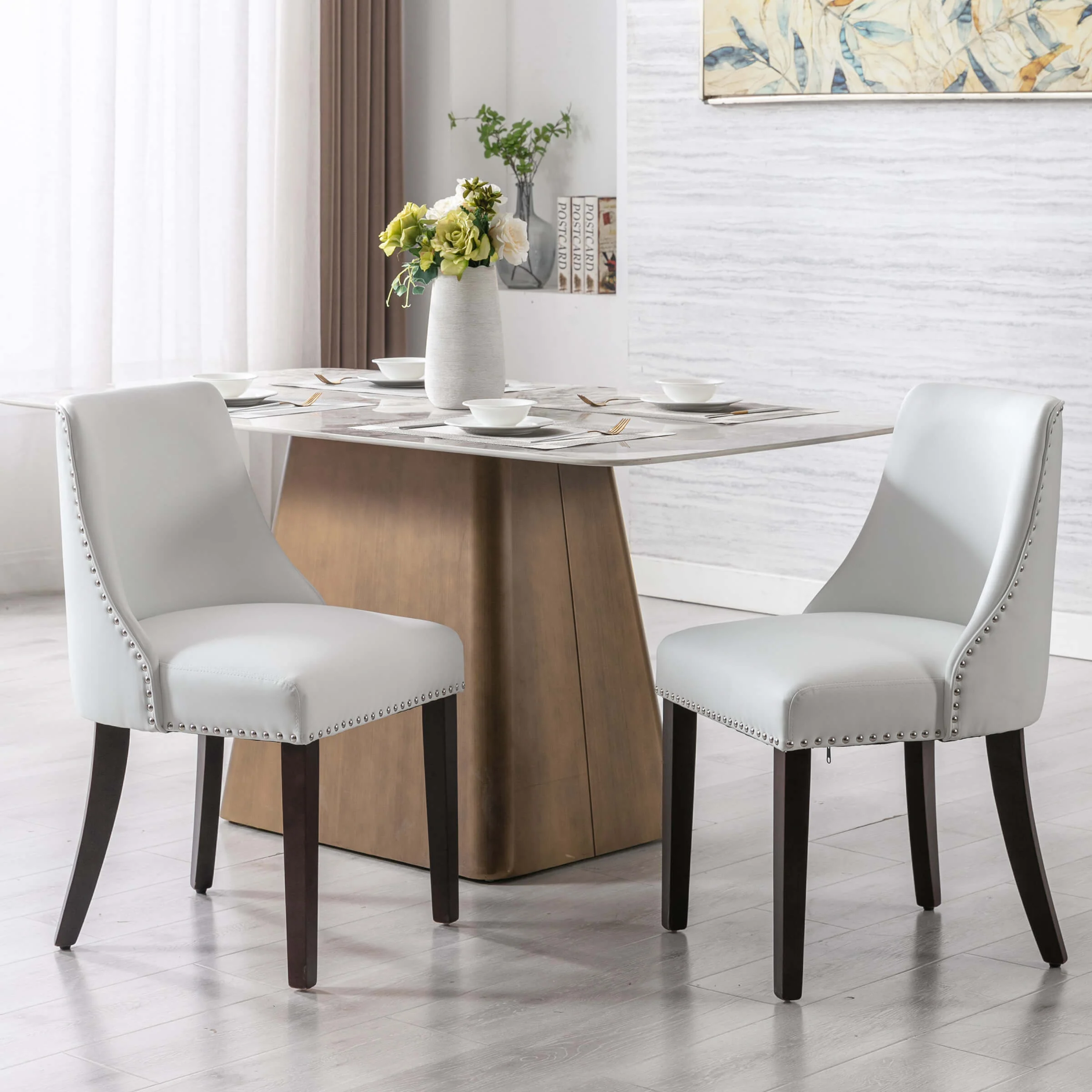 Mid Century Modern Dining Chairs Set of 2 - 6028 - Image 33
