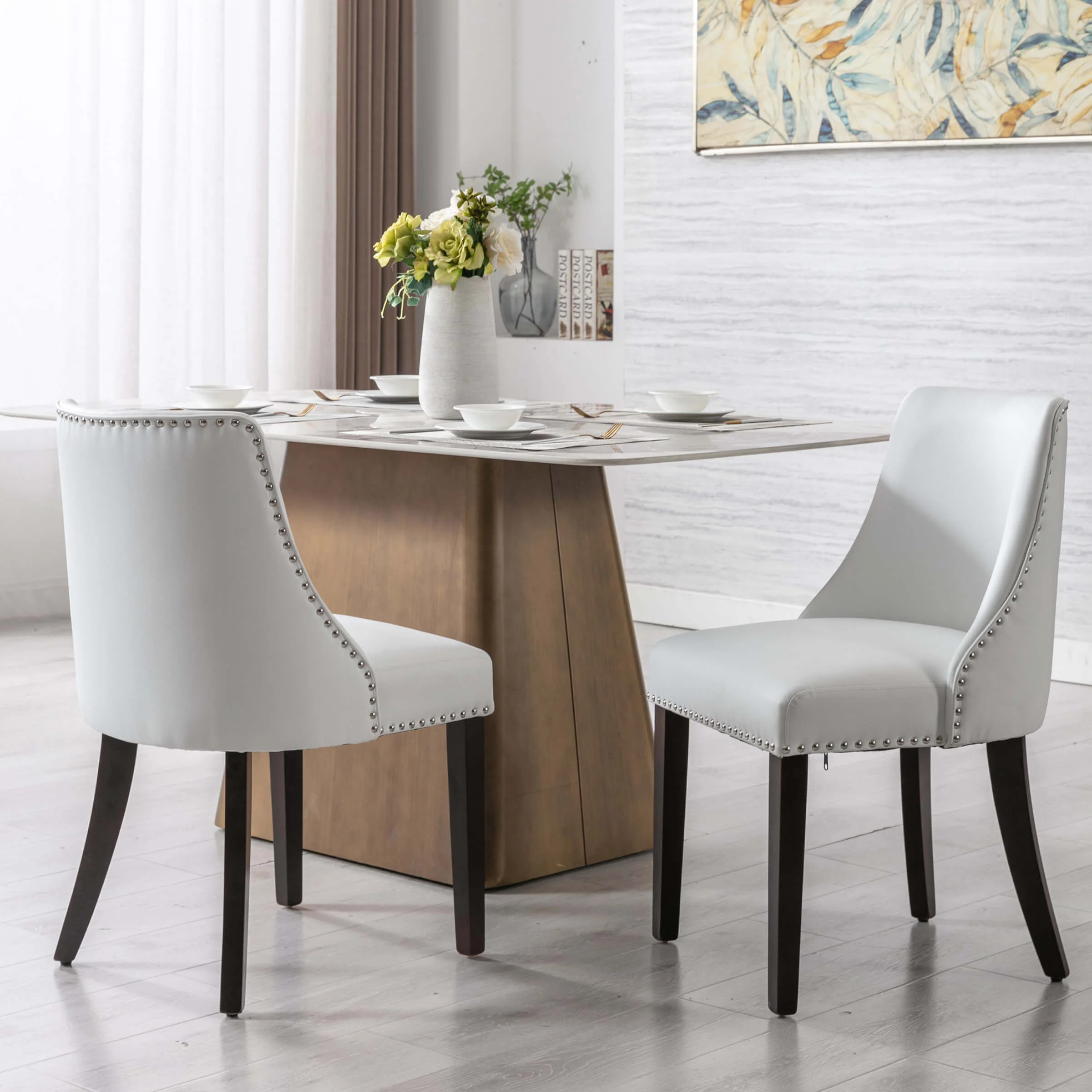 Mid Century Modern Dining Chairs Set of 2 - 6028 - Image 34