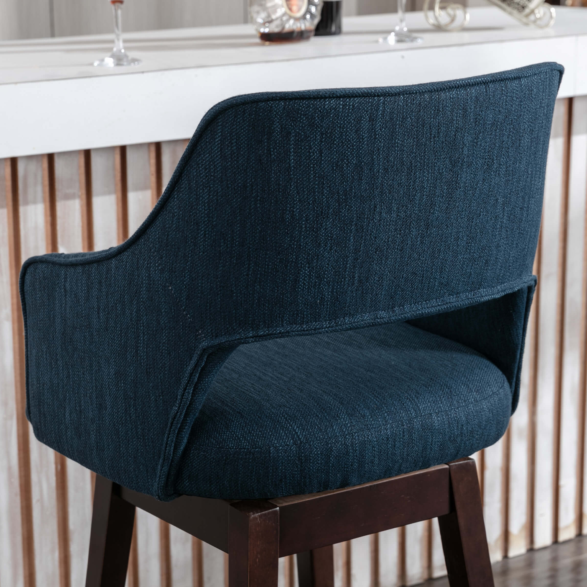 27"H Open Back Swivel Counter Stools - 6550CS - Image 12