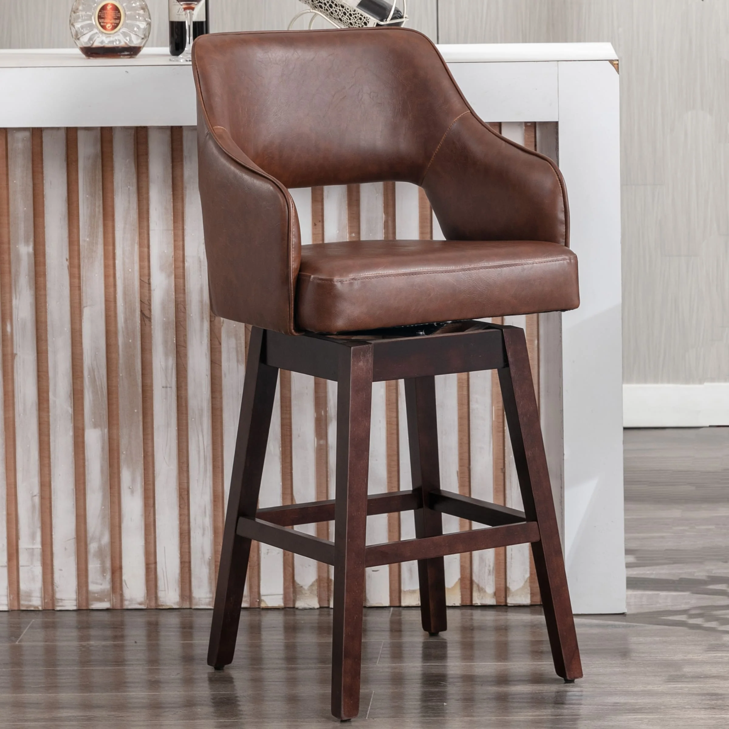 27"H Open Back Swivel Counter Stools - 6550CS - Image 17