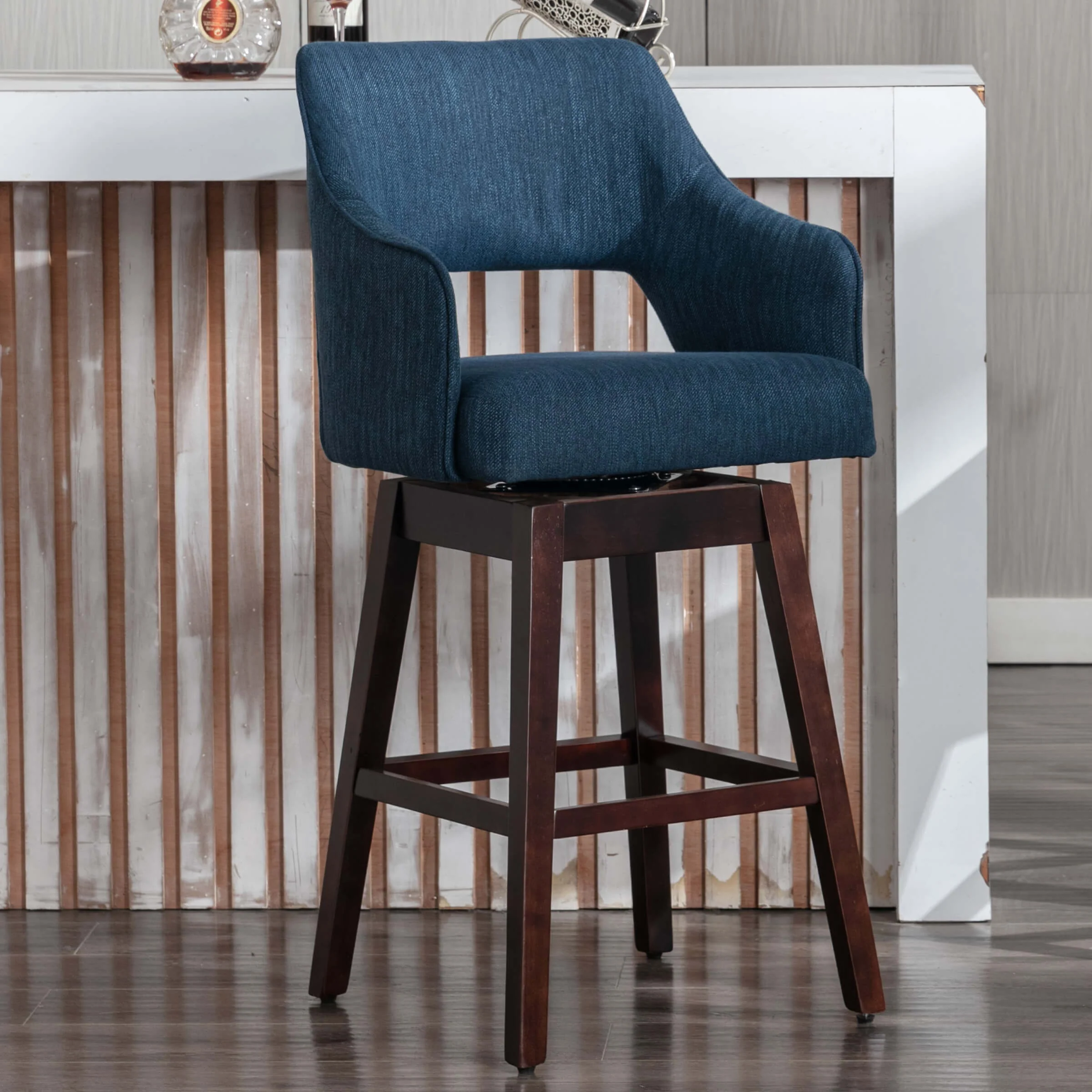 27"H Open Back Swivel Counter Stools - 6550CS - Image 7
