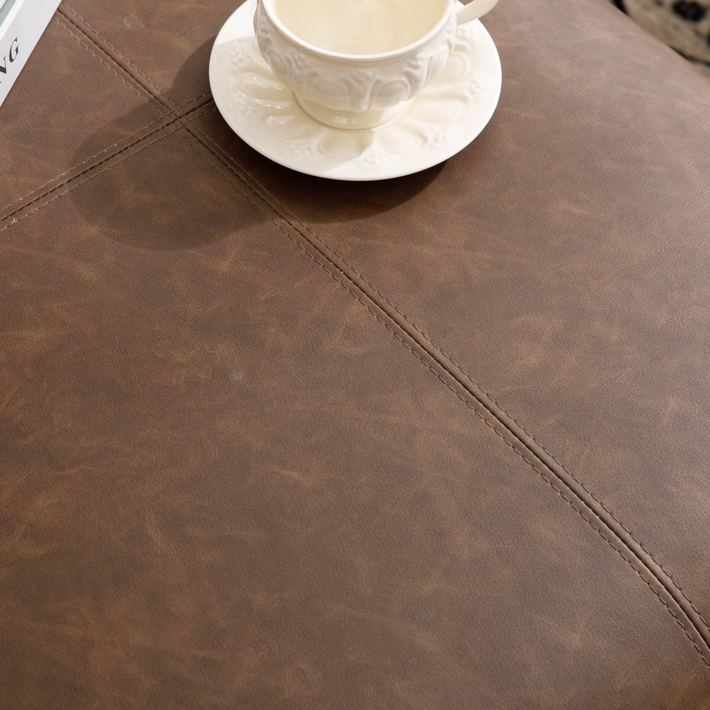 Rivet-Trimmed Storage Coffee Table - 2204CT - Image 3