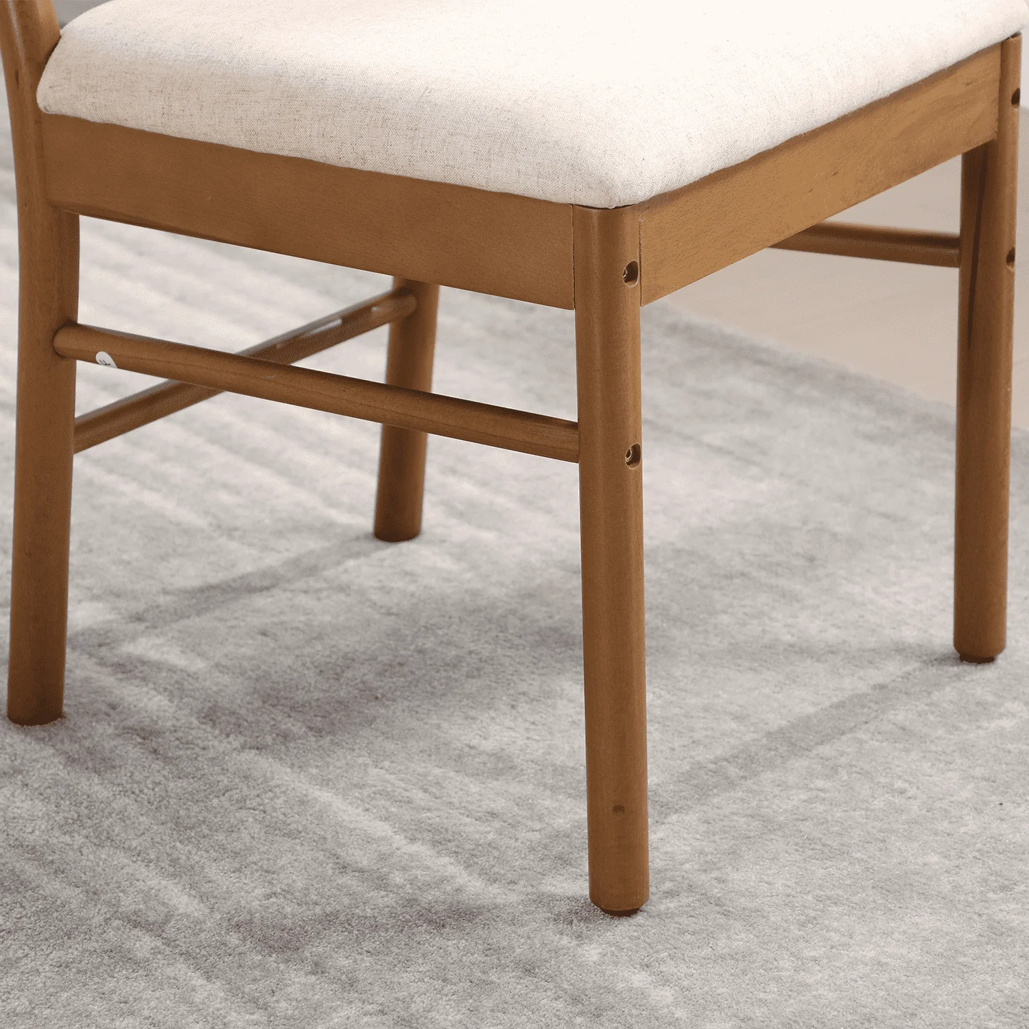 Semicircular Rattan Backrest Dining Chairs Set of 2 - 2402DC - Image 7