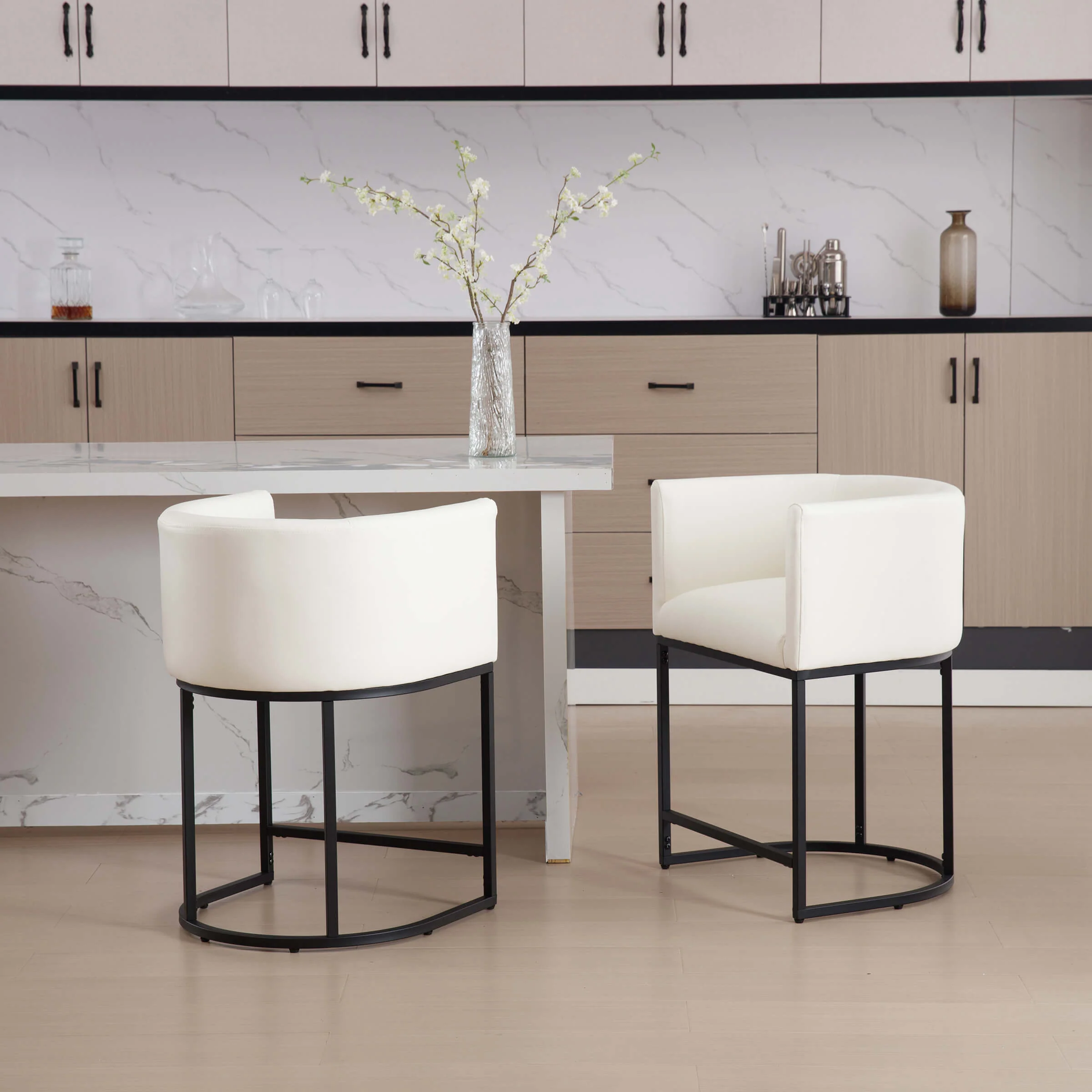 24"H-32"H Metal Frame Counter Stool 1 PCS - 5690 - Image 110