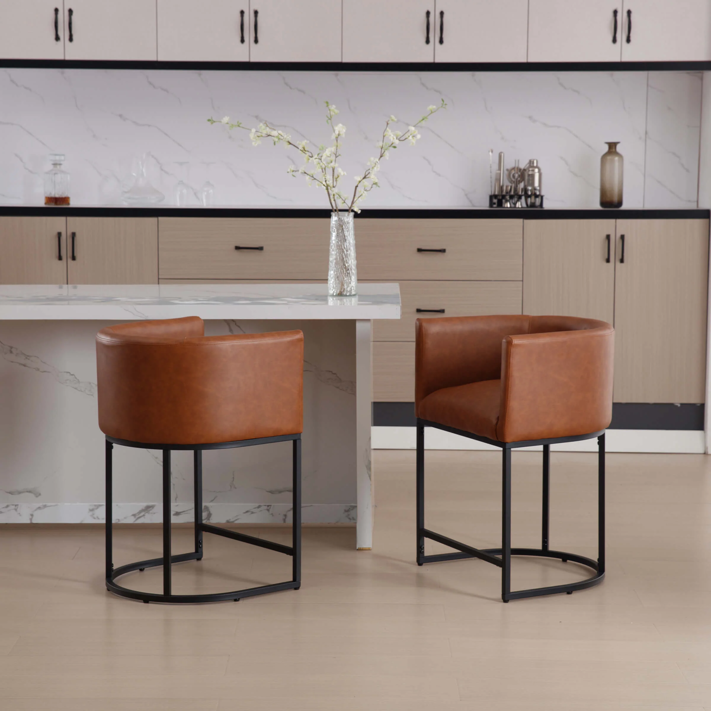 24"H-32"H Metal Frame Counter Stool 1 PCS - 5690 - Image 118