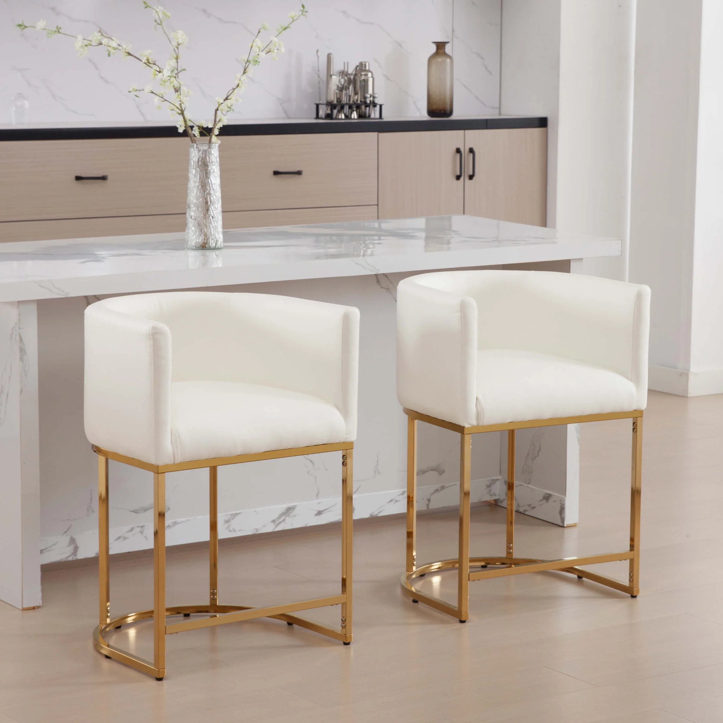24"H-32"H Metal Frame Counter Stool 1 PCS - 5690 - Image 126