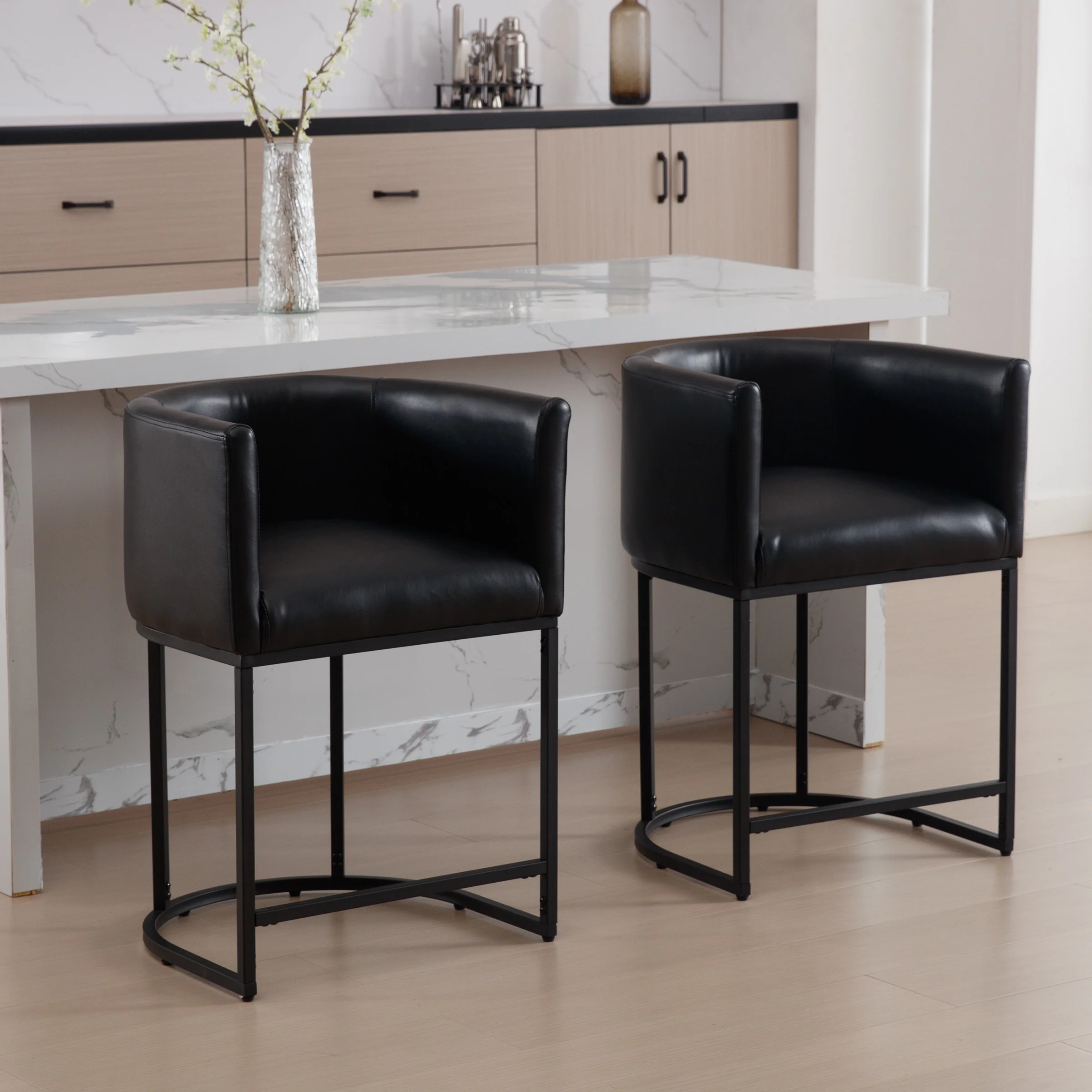 24"H-32"H Metal Frame Counter Stool 1 PCS - 5690 - Image 134