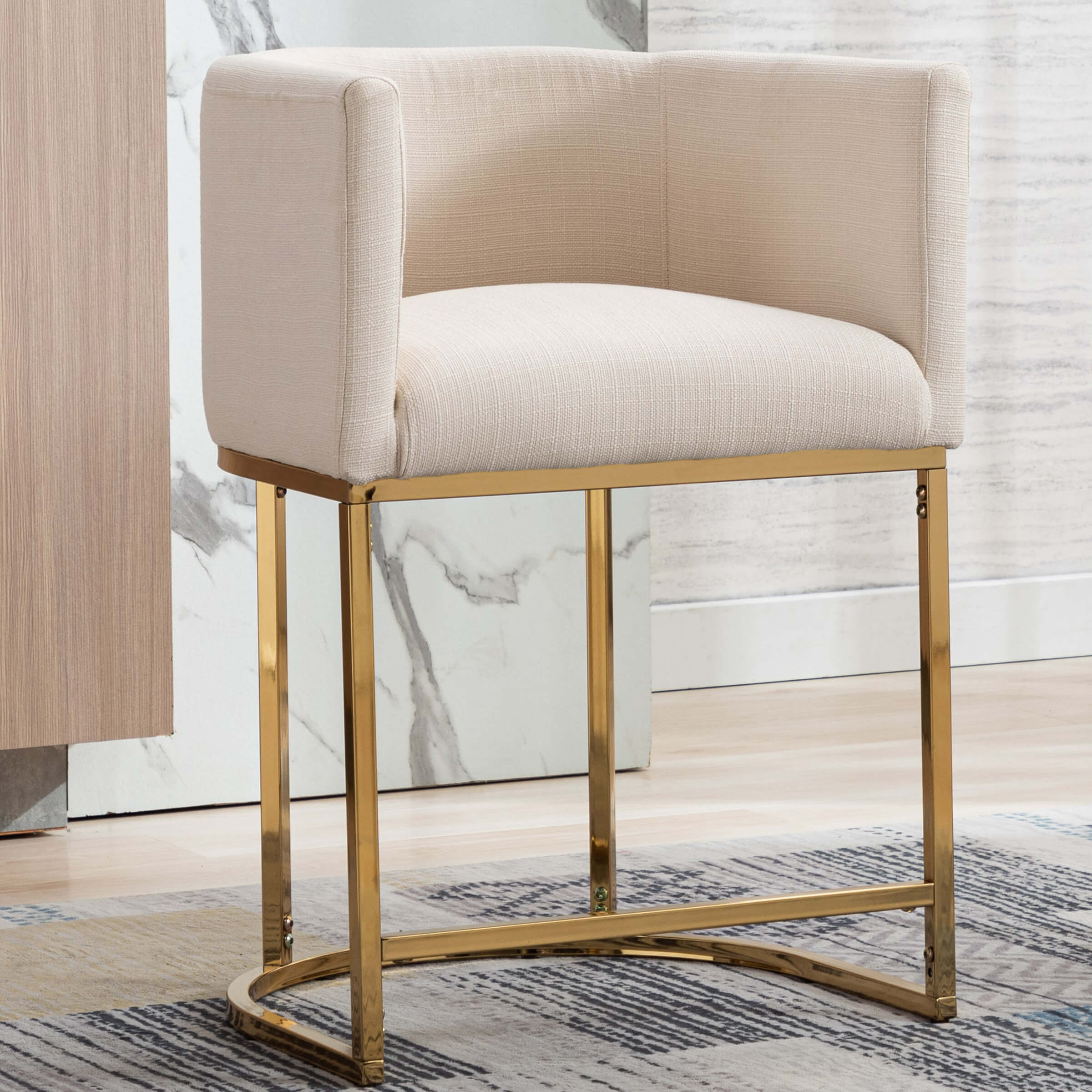 24"H-32"H Metal Frame Counter Stool 1 PCS - 5690 - Image 33