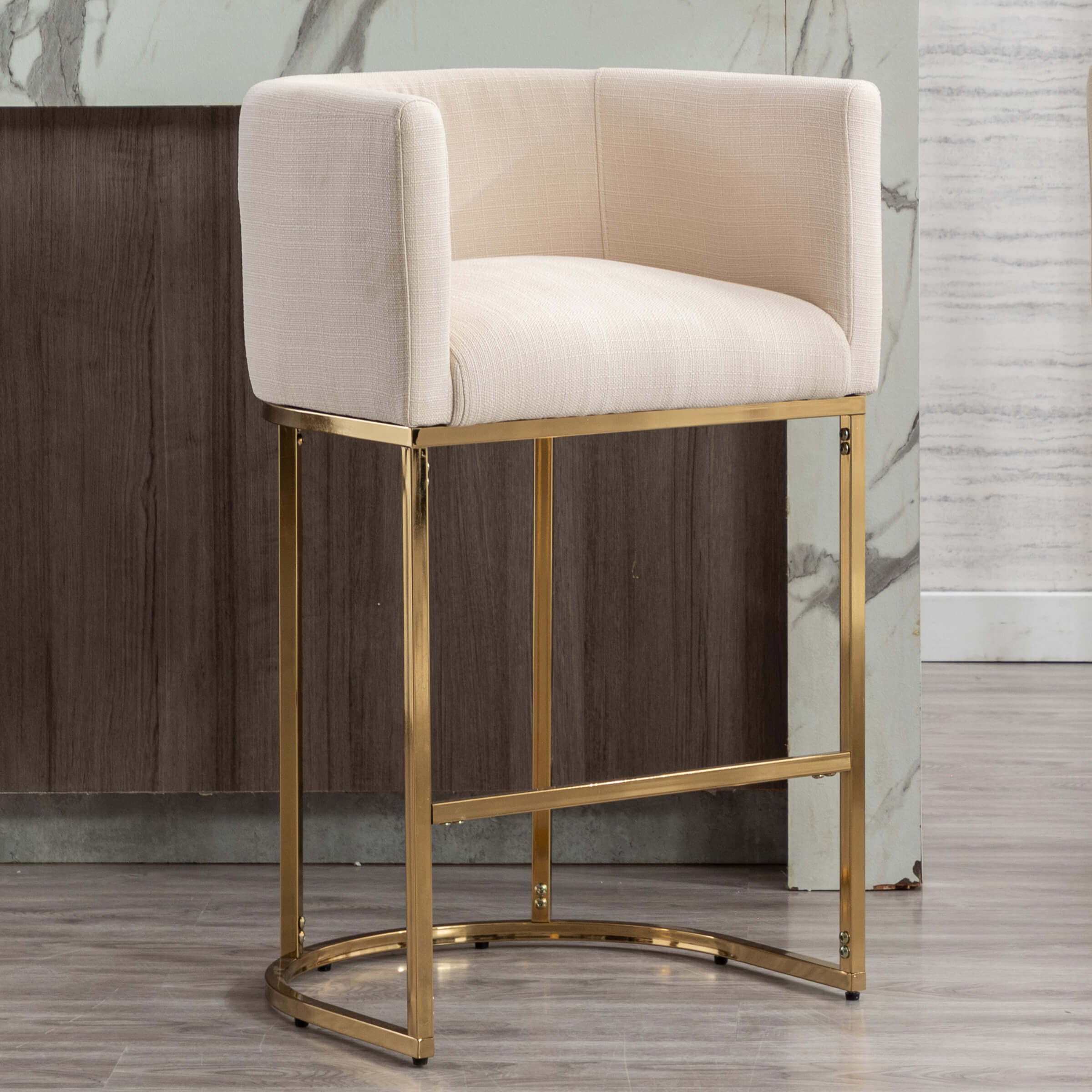 24"H-32"H Metal Frame Counter Stool 1 PCS - 5690 - Image 42