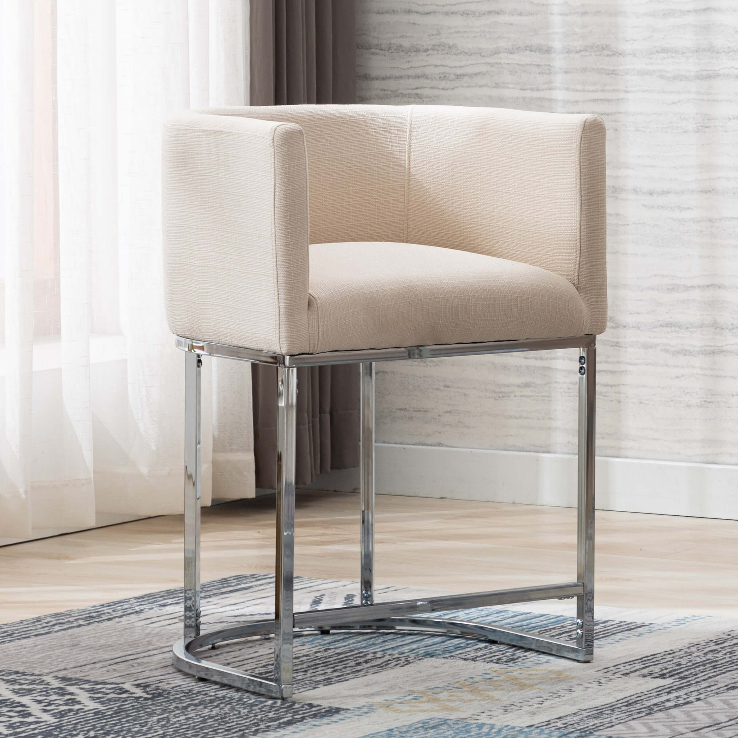24"H-32"H Metal Frame Counter Stool 1 PCS - 5690 - Image 66