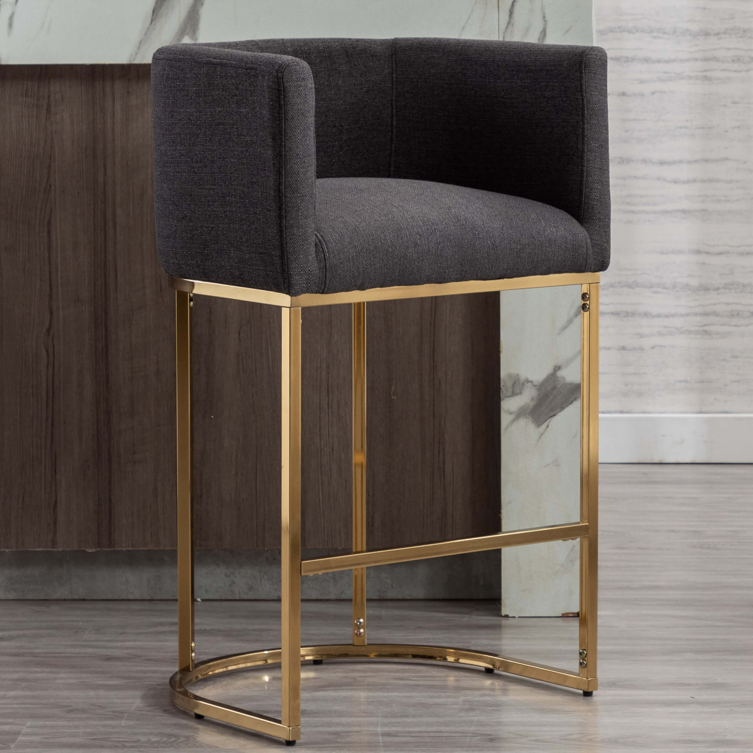 24"H-32"H Metal Frame Counter Stool 1 PCS - 5690 - Image 86