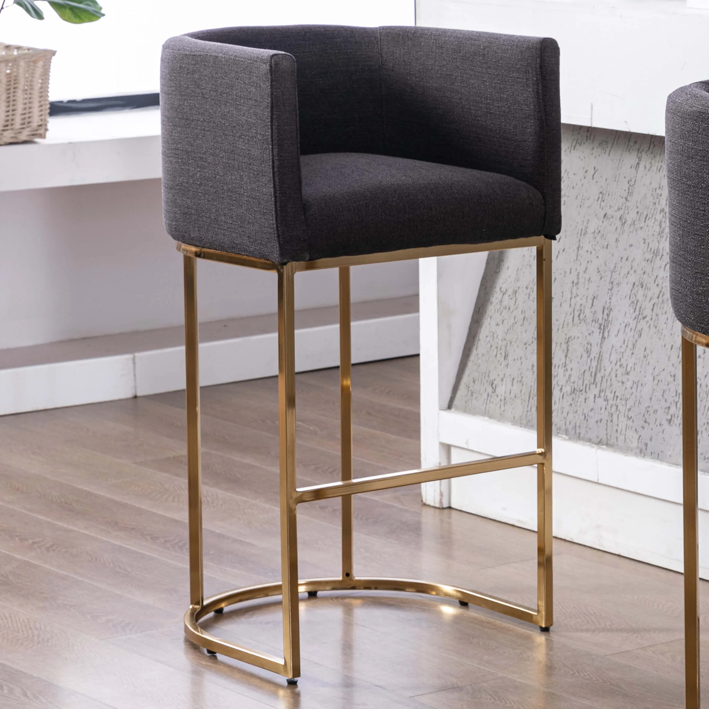 24"H-32"H Metal Frame Counter Stool 1 PCS - 5690 - Image 91
