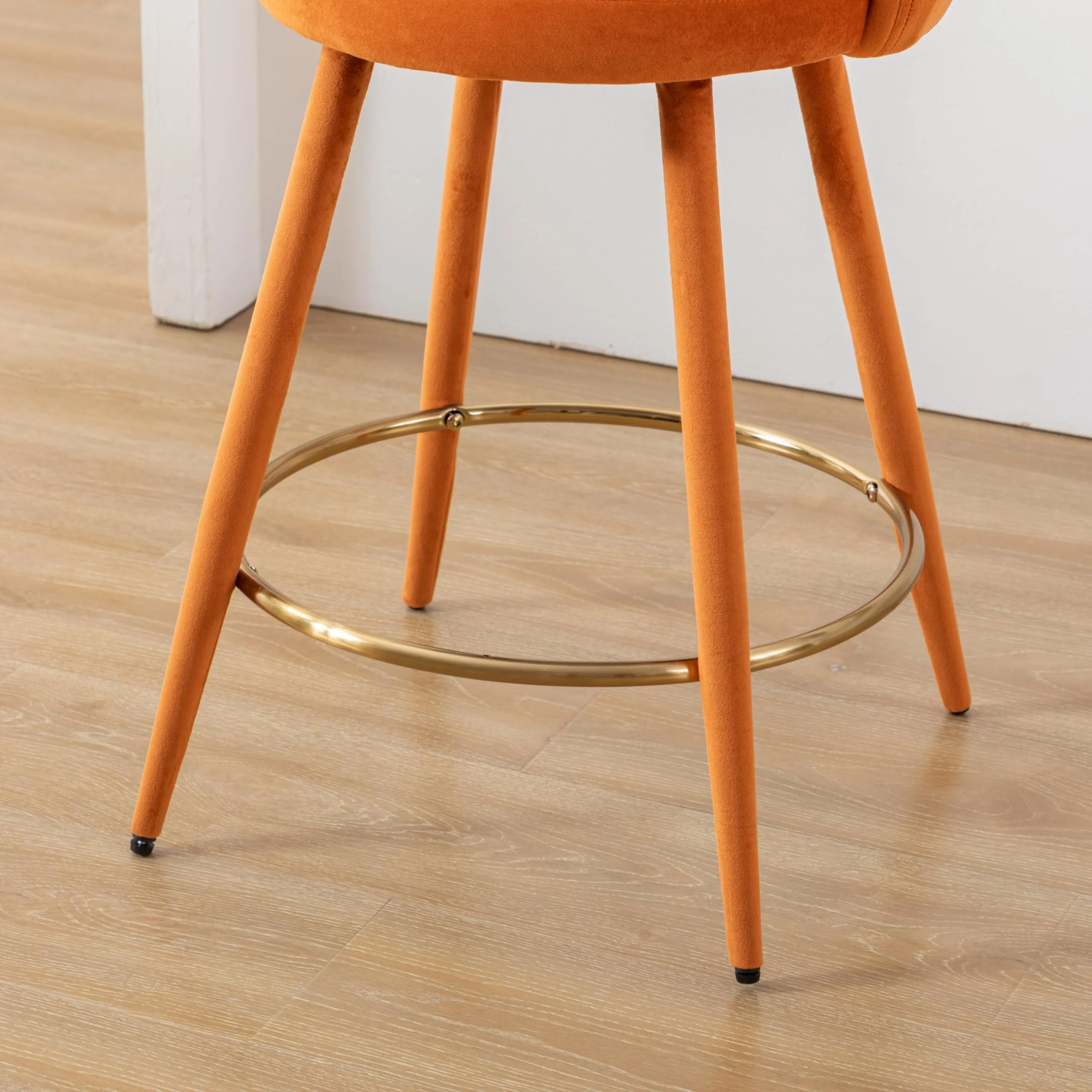 26"H Petal Back Counter Stools with Footrest Set of 2 - 3208CS - Image 35