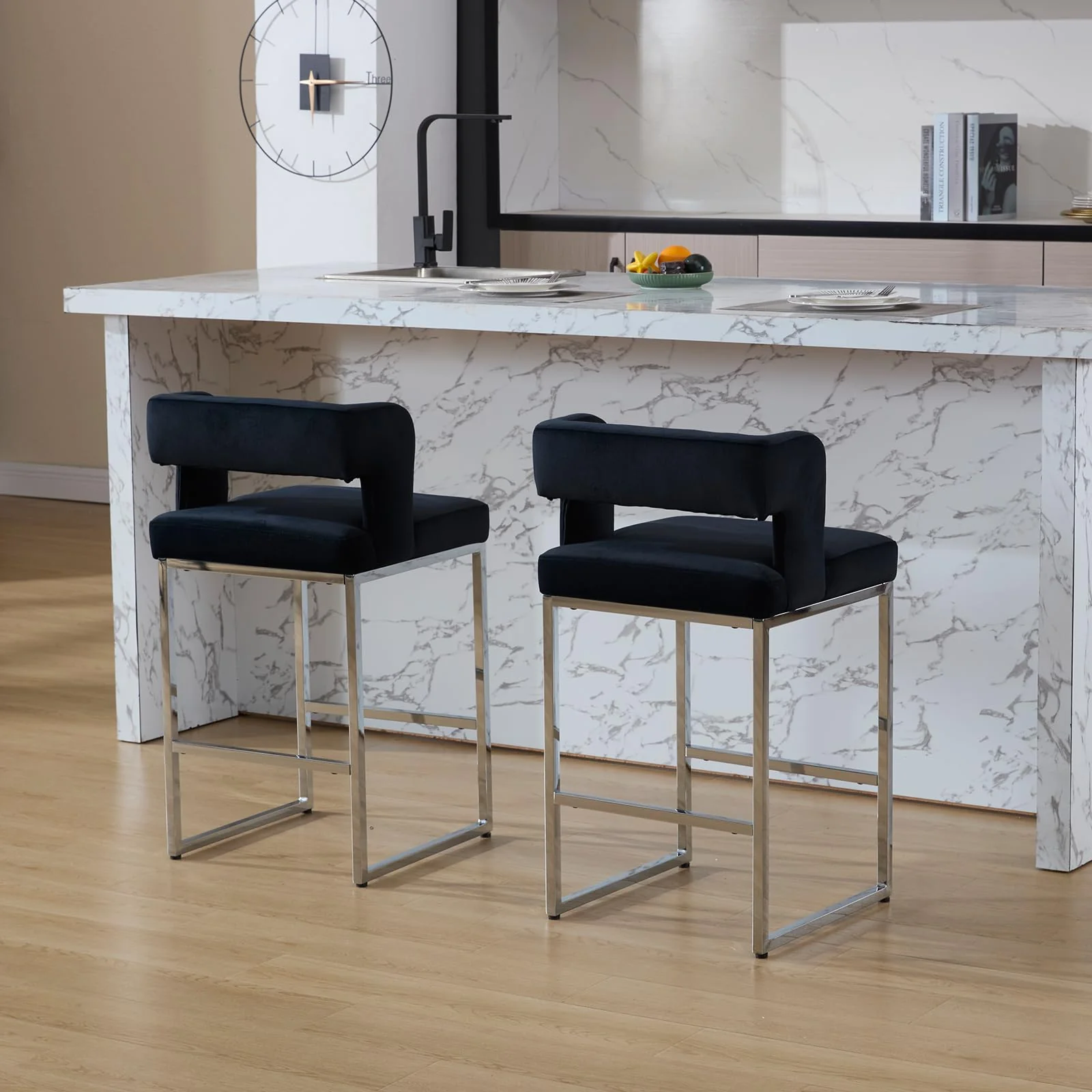 26”H Barrel Counter Stools Set of 2 - 31035CS - Image 2