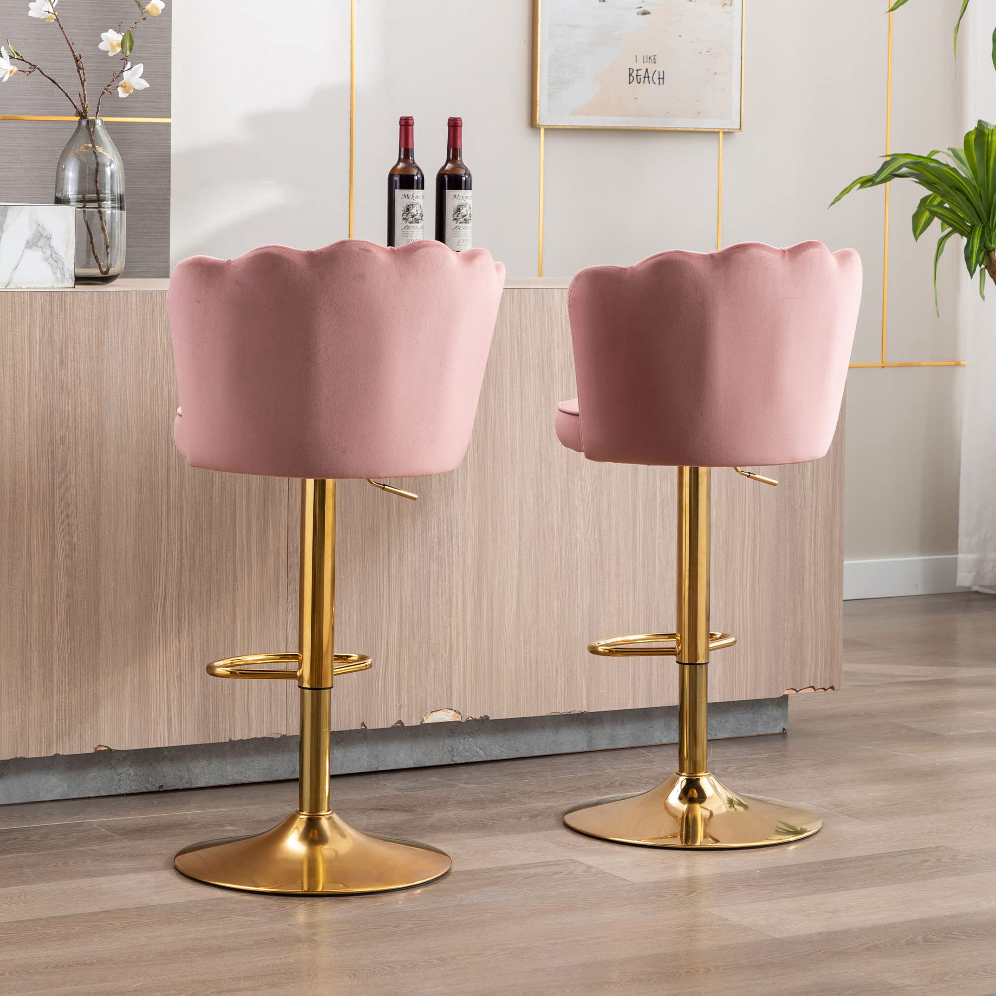 Adjustable Swivel Bar Stools Set of 2 - 2205AB - Image 11