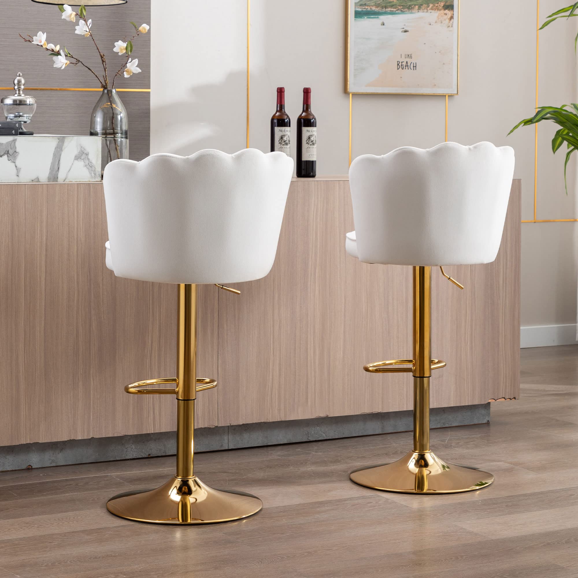 Adjustable Swivel Bar Stools Set of 2 - 2205AB - Image 18