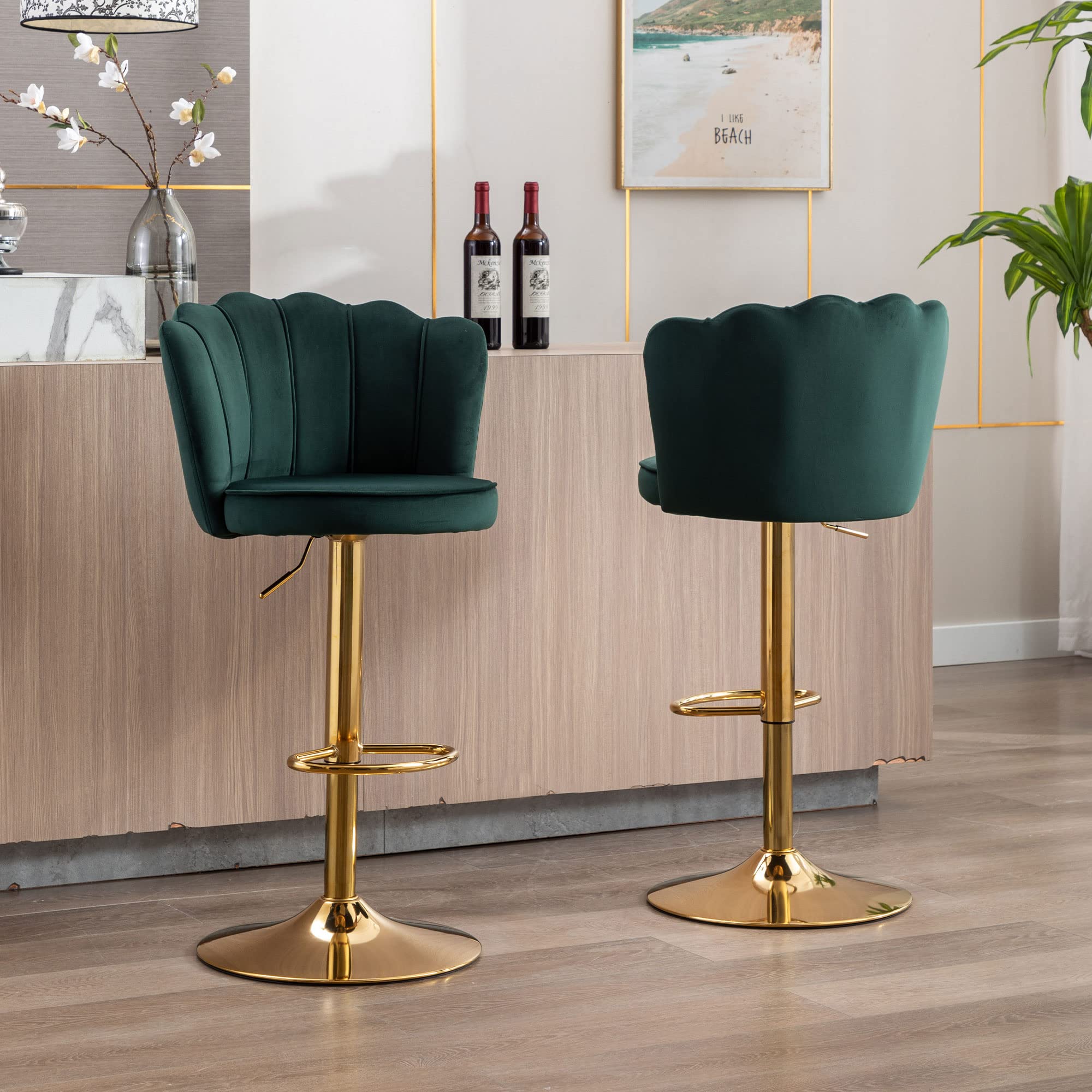 Adjustable Swivel Bar Stools Set of 2 - 2205AB - Image 25