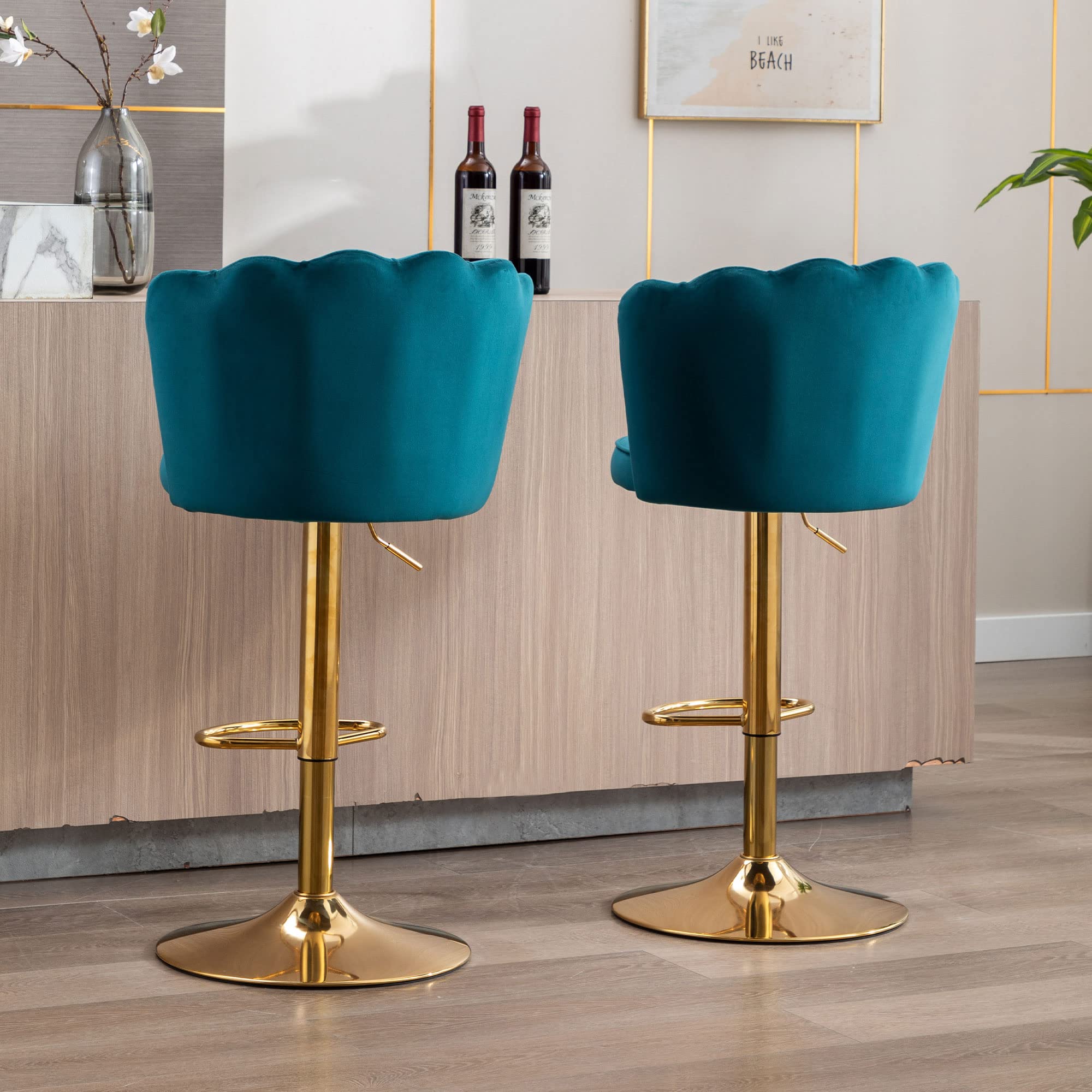Adjustable Swivel Bar Stools Set of 2 - 2205AB - Image 3