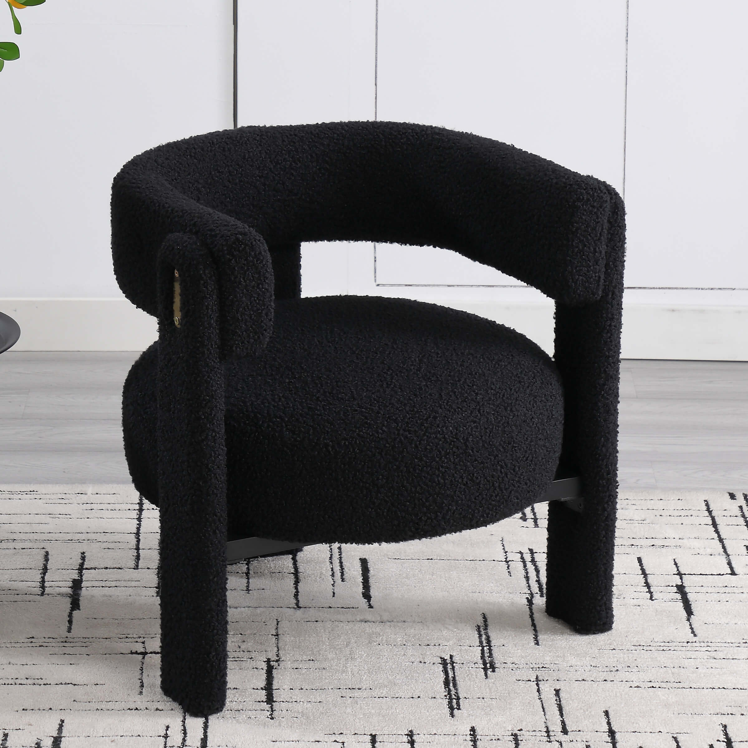Barrel Open Back Accent Chair 1 PCS - 3974AC - Image 10