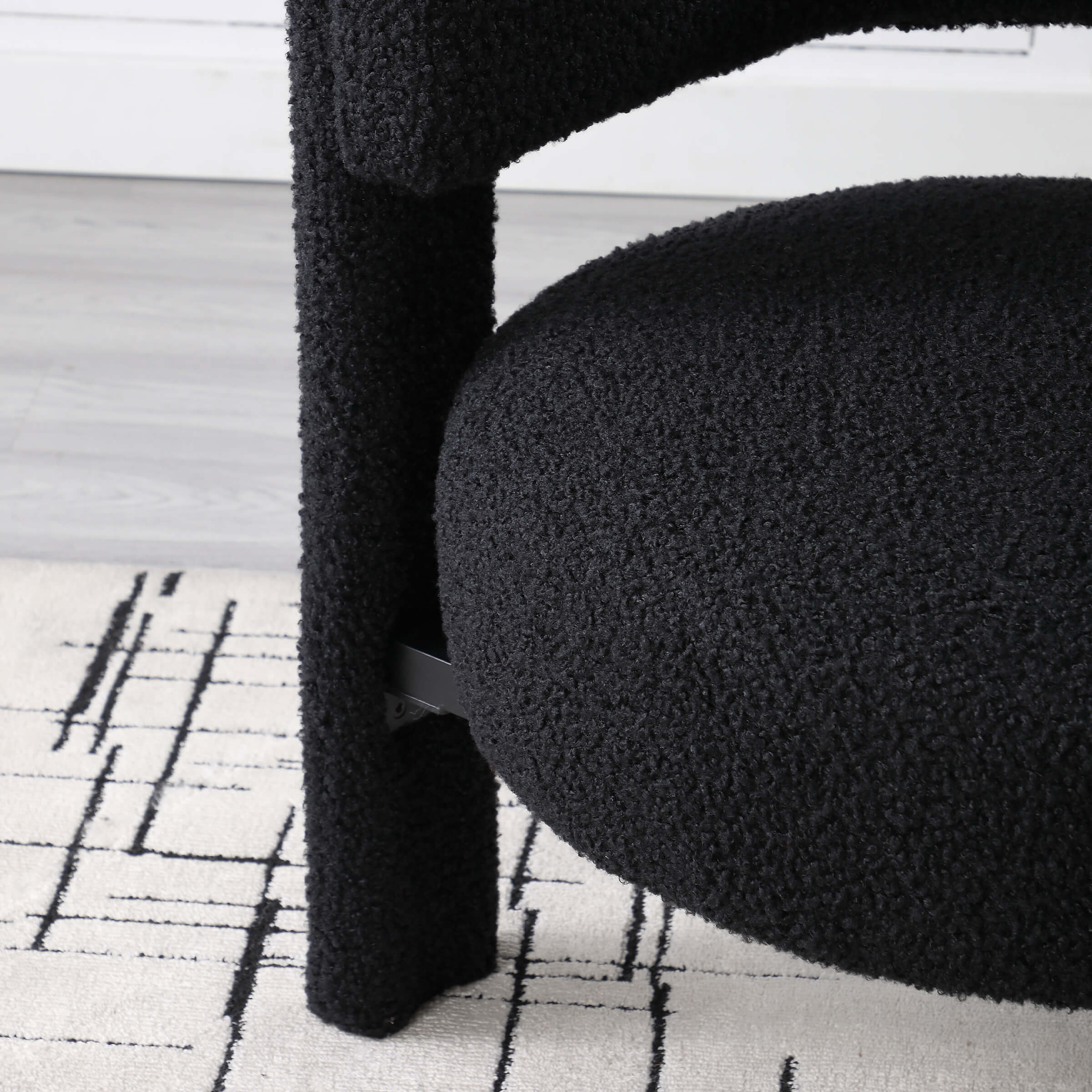 Barrel Open Back Accent Chair 1 PCS - 3974AC - Image 17